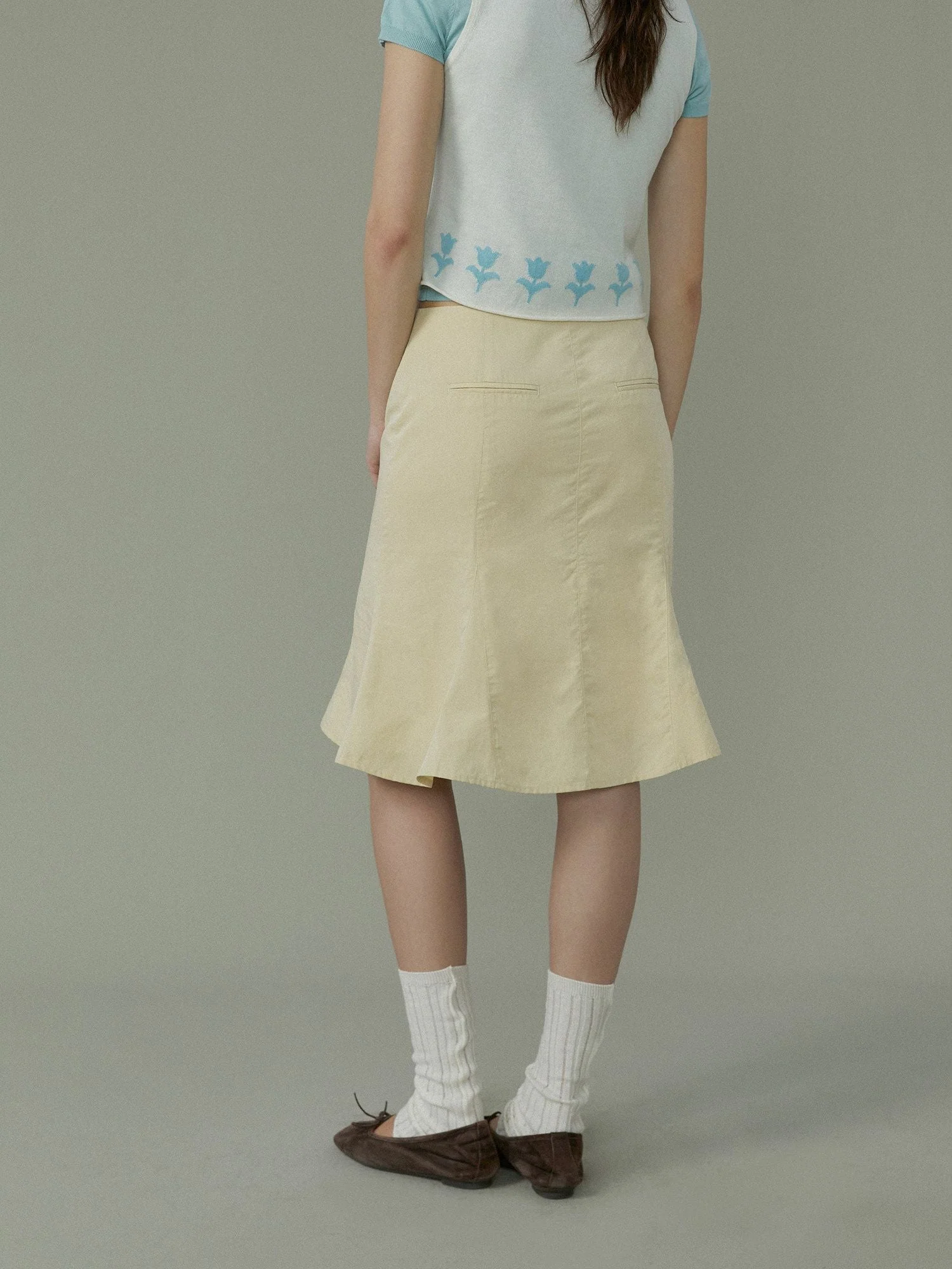Paneled Fishtail Skirt - Image 3