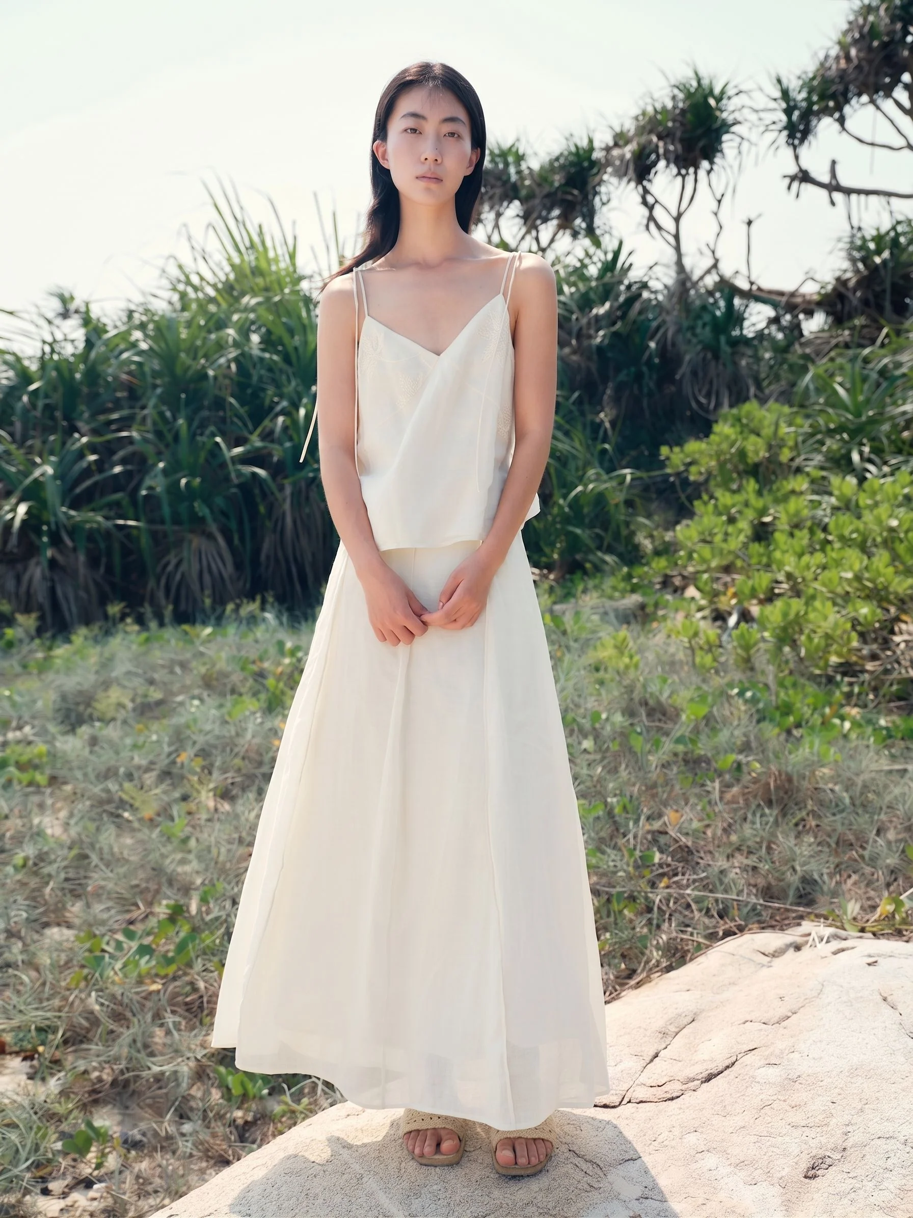 Paneled Maxi Skirt - Image 4