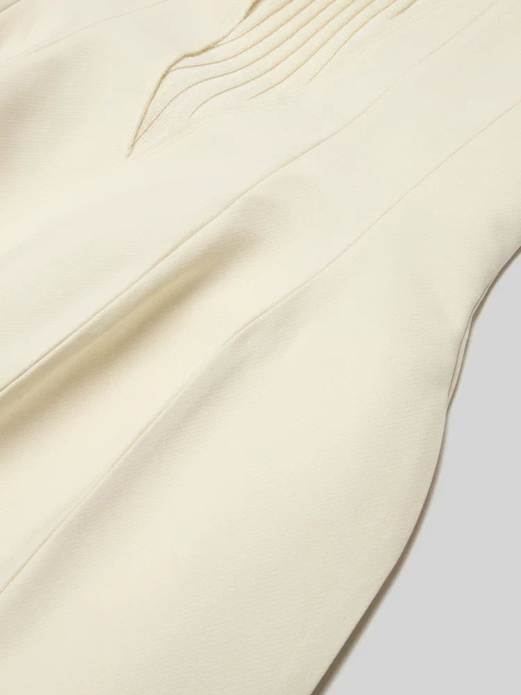 Paneled Sleeveless Midi Dress - Image 4