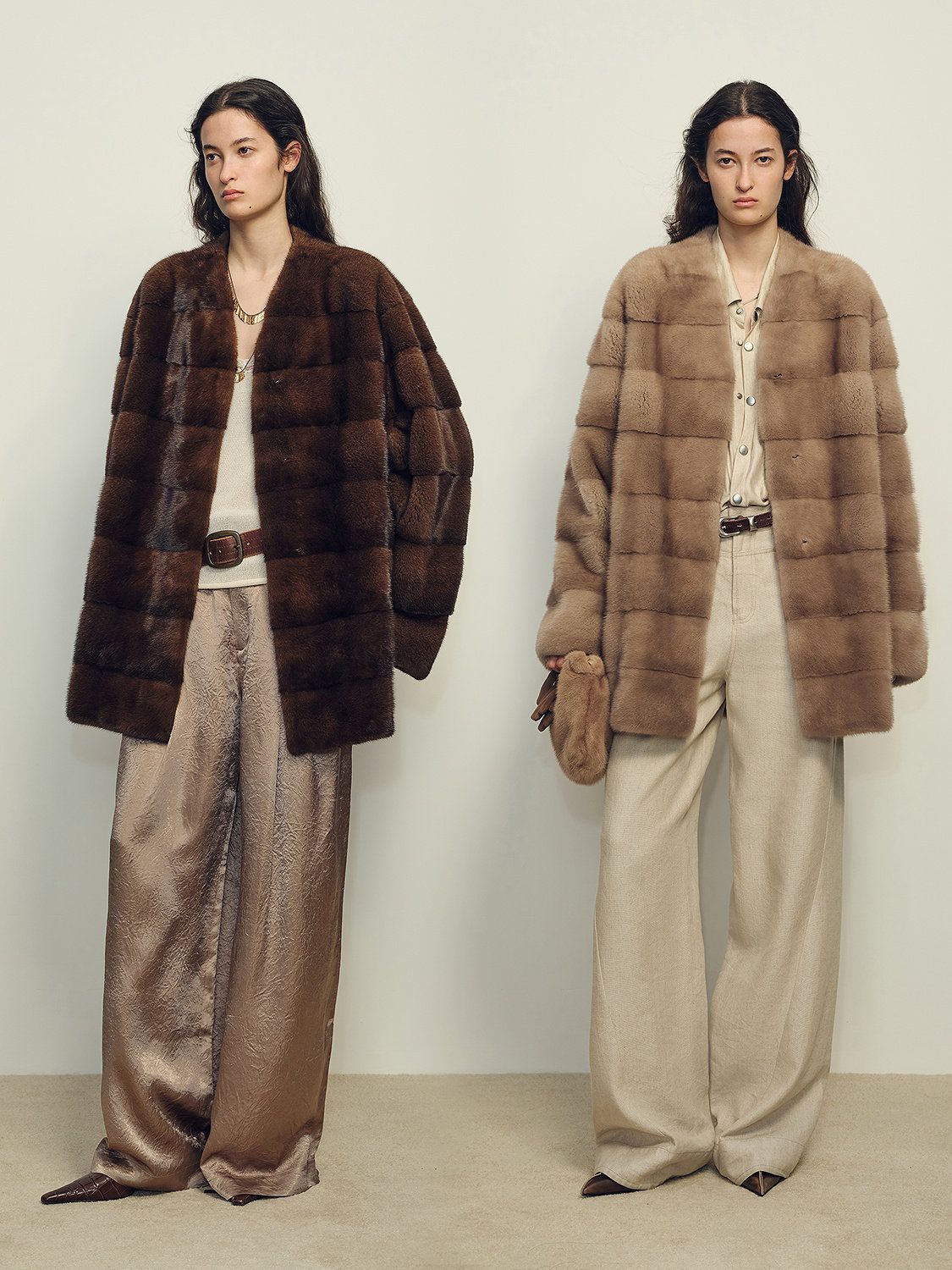 Panelled Mink Jacket - Image 4