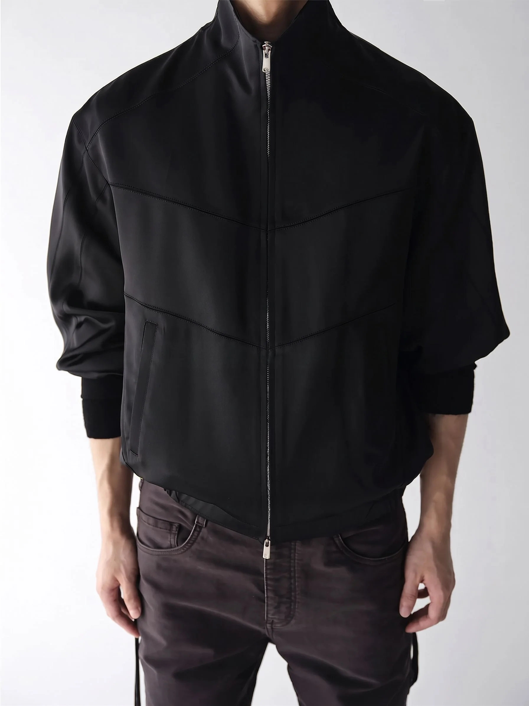 Panelled Zip Jacket