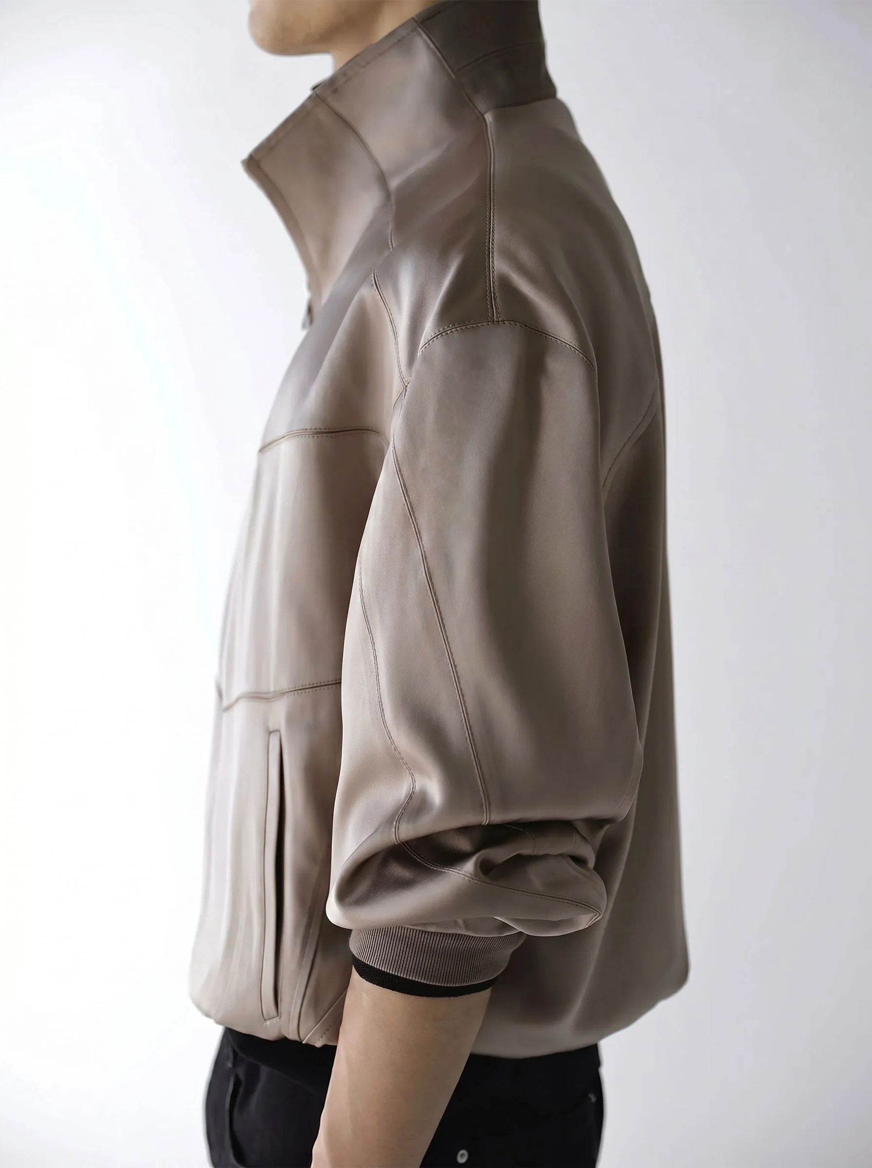 Panelled Zip Jacket - Image 4