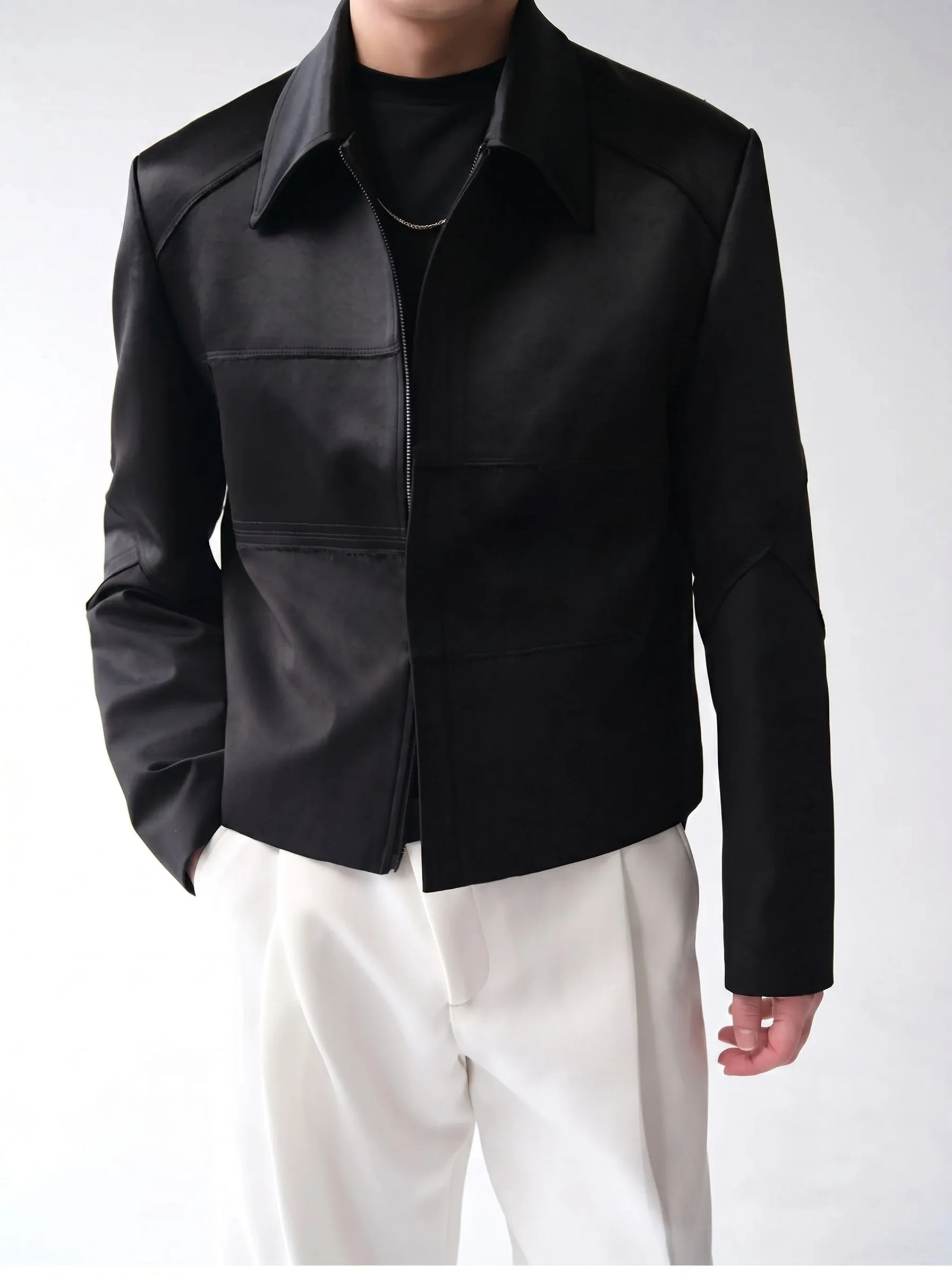 Panelled Zip Jacket