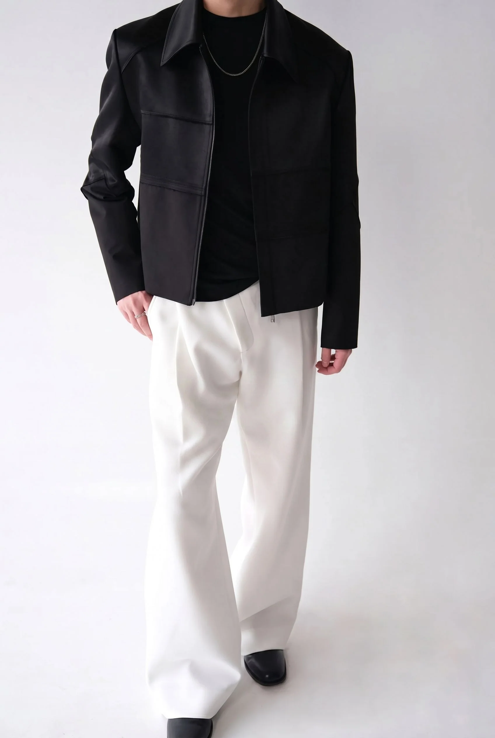 Panelled Zip Jacket - Image 2