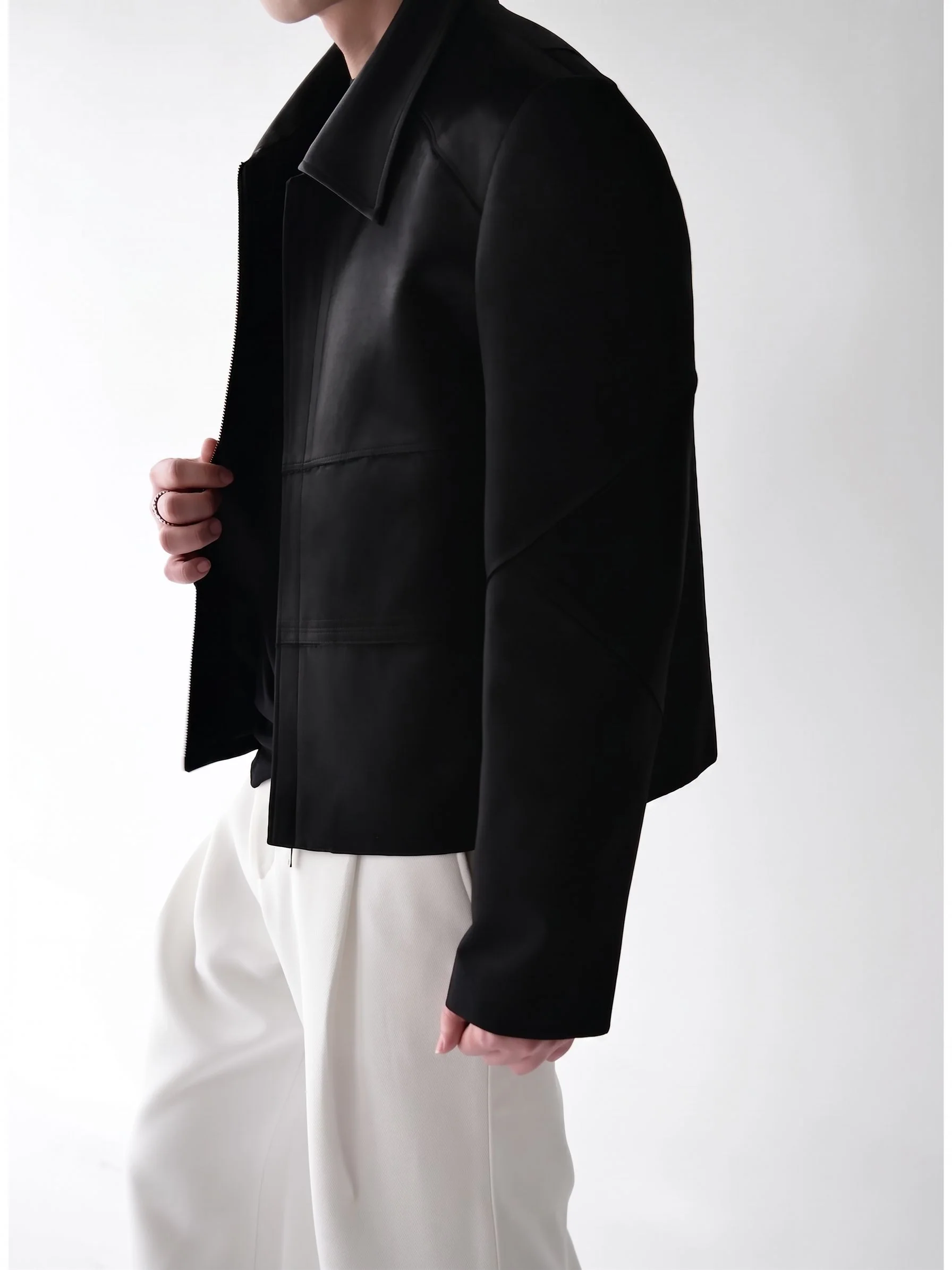 Panelled Zip Jacket - Image 4