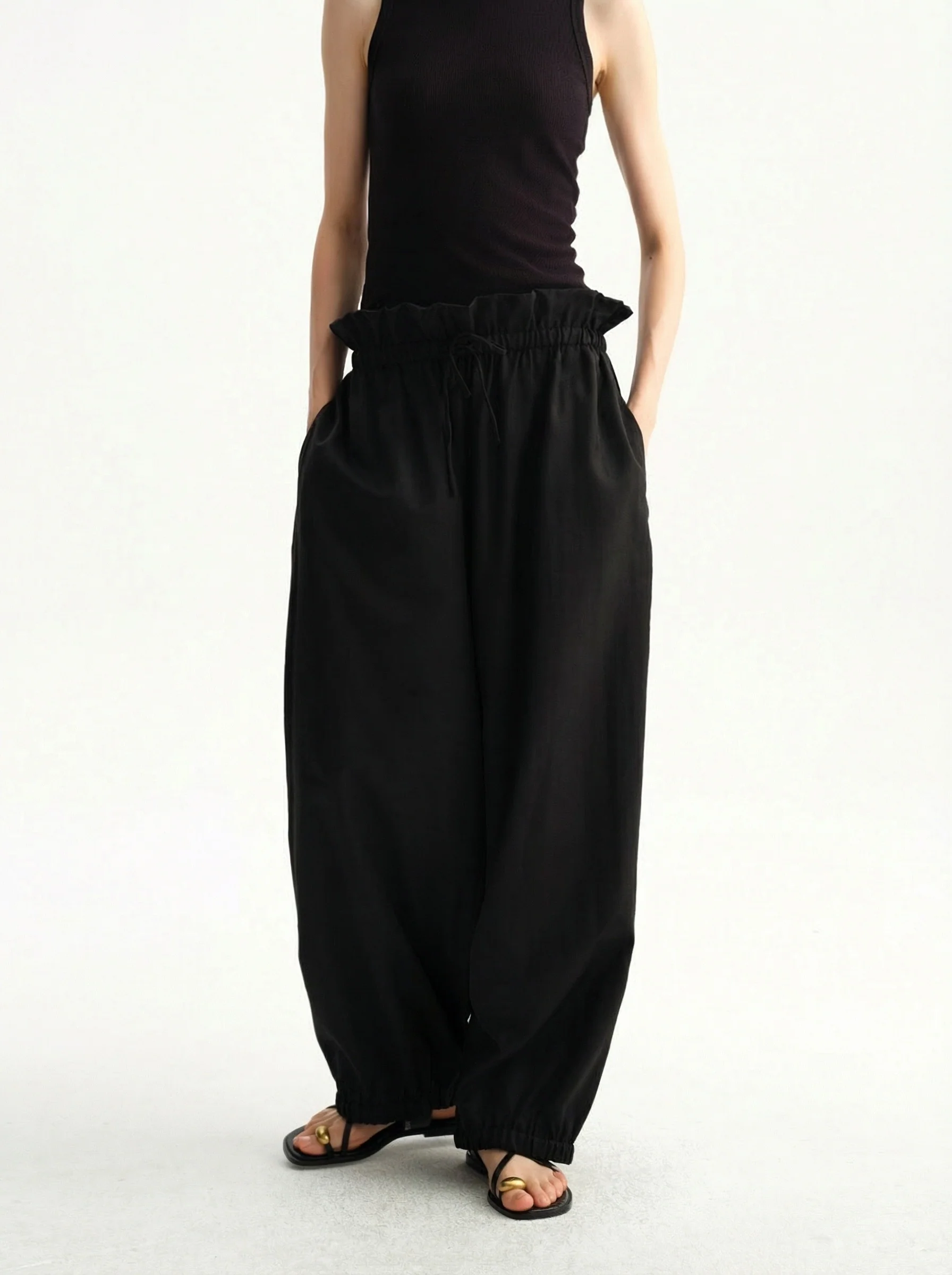 Paperbag Harem Pants