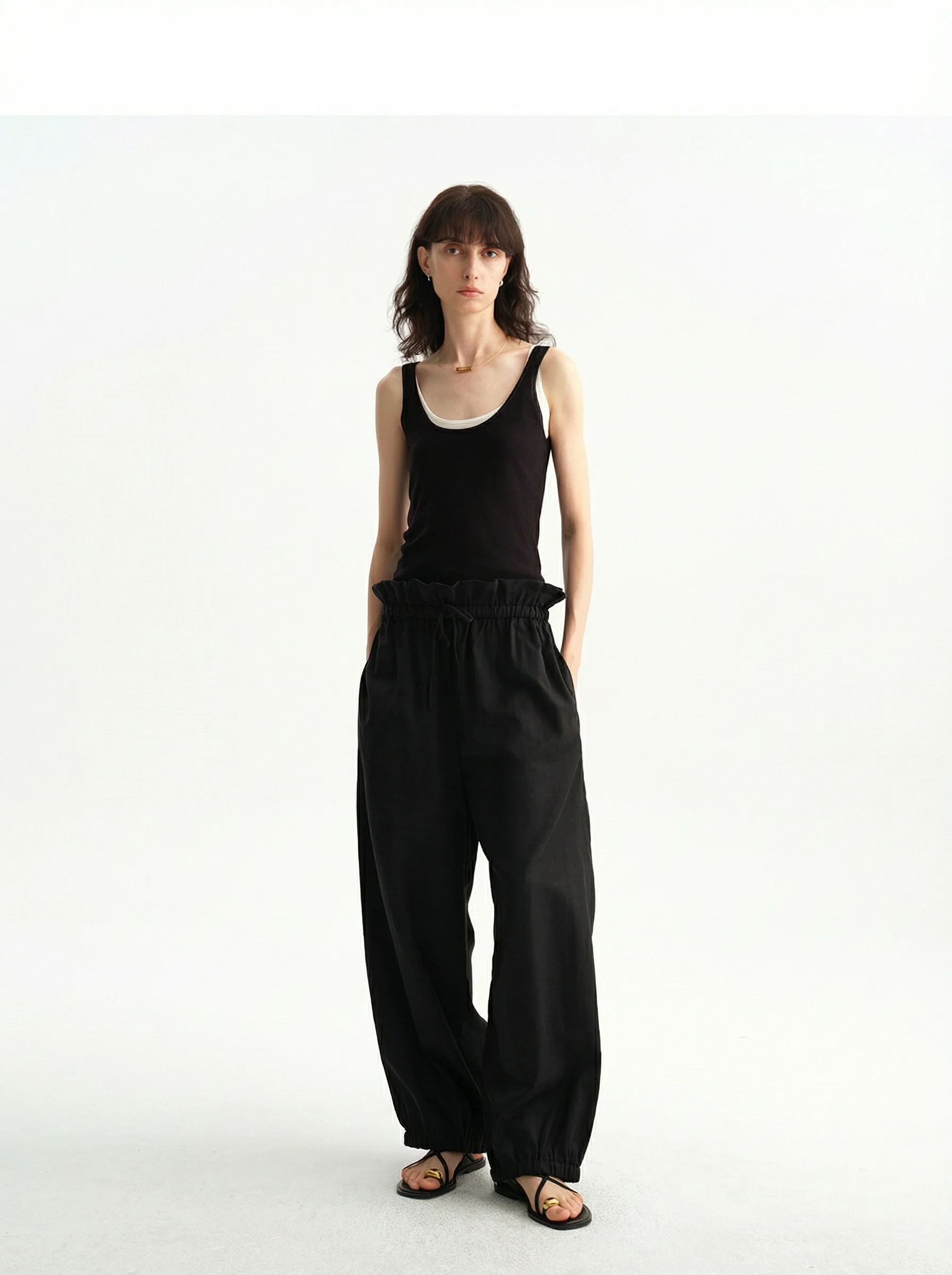 Paperbag Harem Pants - Image 2