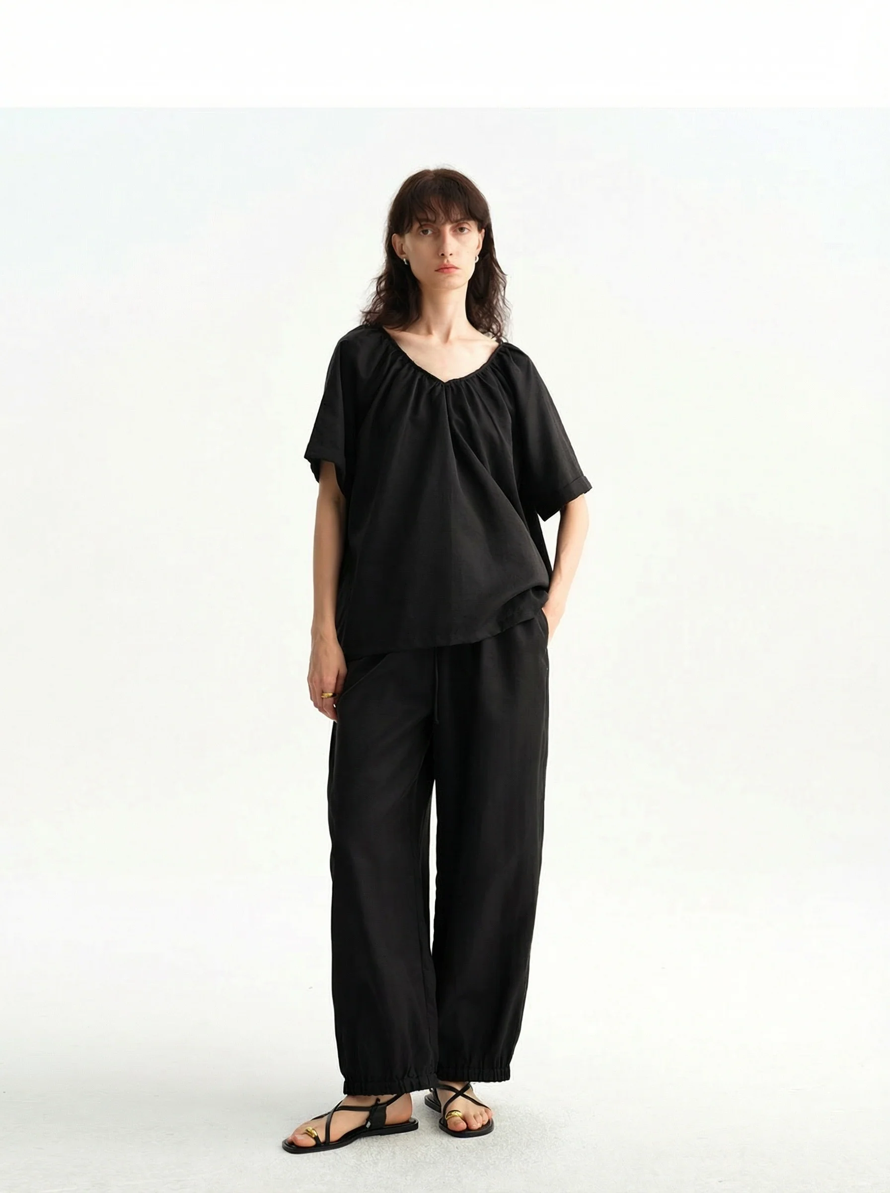 Paperbag Harem Pants - Image 3