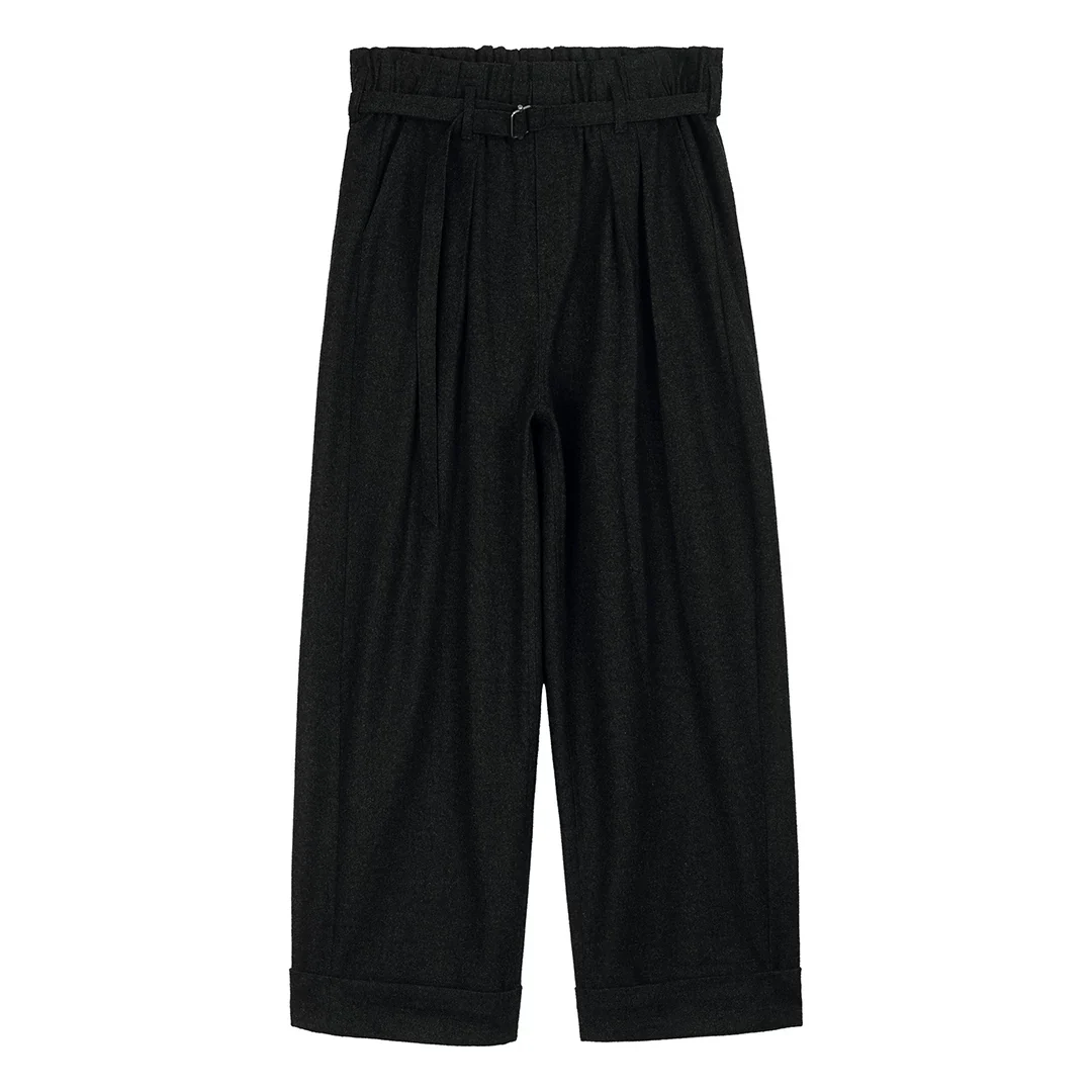 Paperbag Wide-Leg Trousers - Image 6