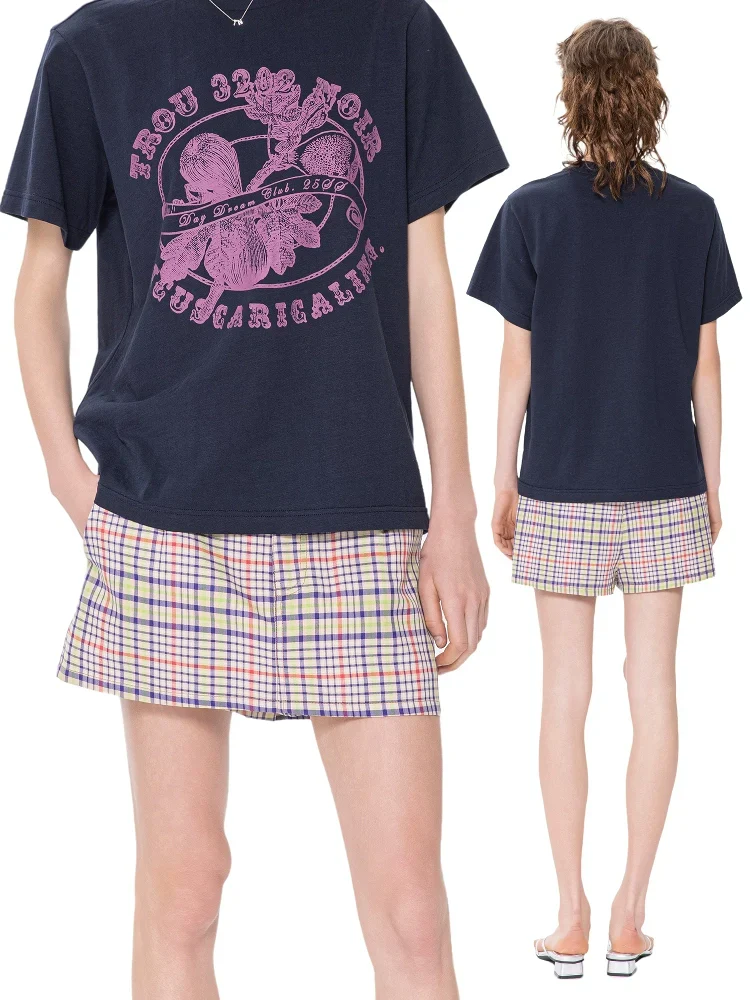 Pastel Plaid A-Line Skort - Image 4