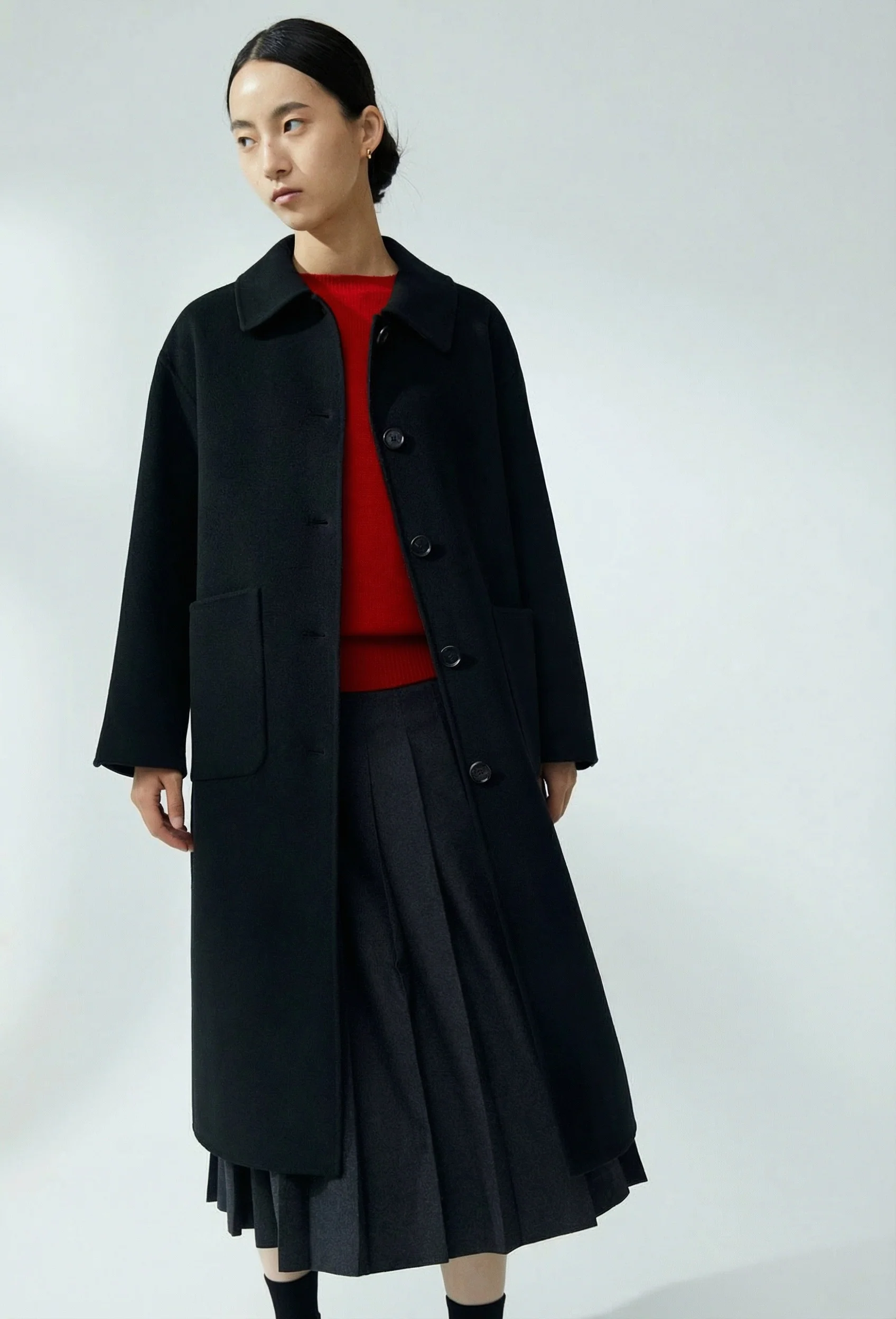 Patch Pocket Overcoat - Image 3