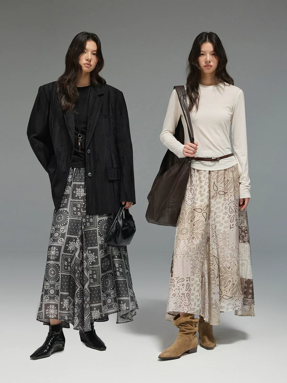 Patchwork Paisley Skirt - Image 2