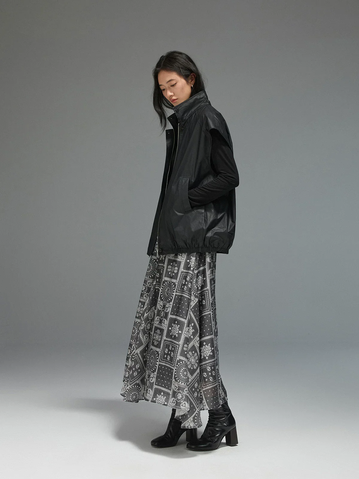 Patchwork Paisley Skirt - Image 4