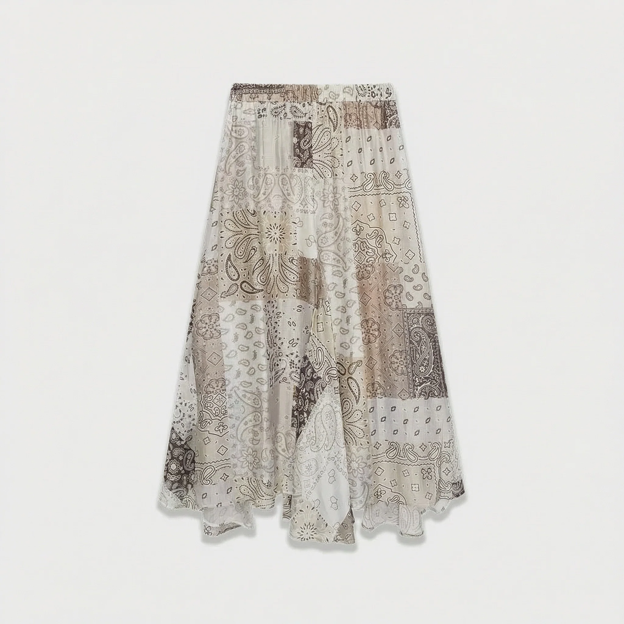 Patchwork Paisley Skirt - Image 7