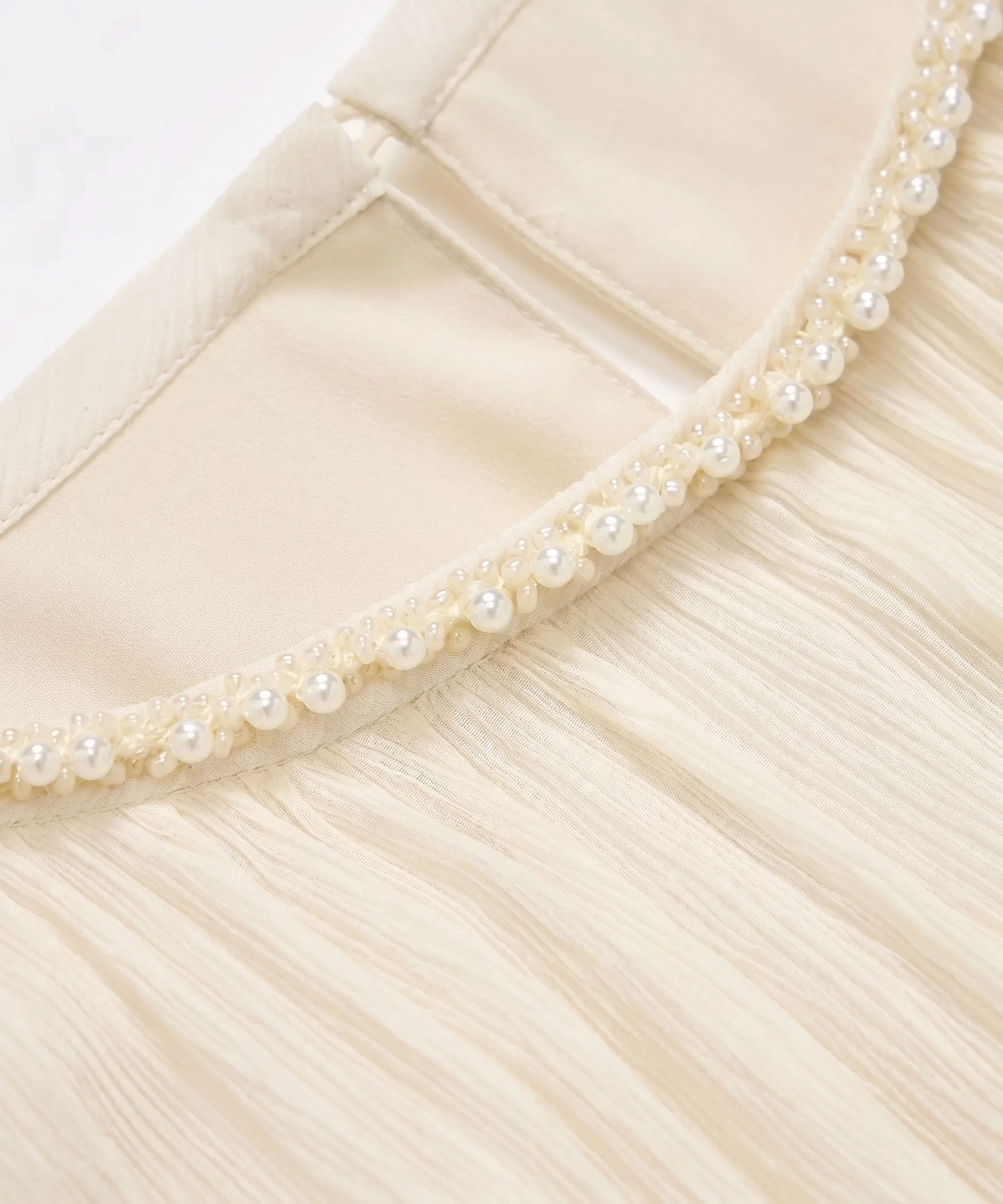 Pearl-Trim Blouse