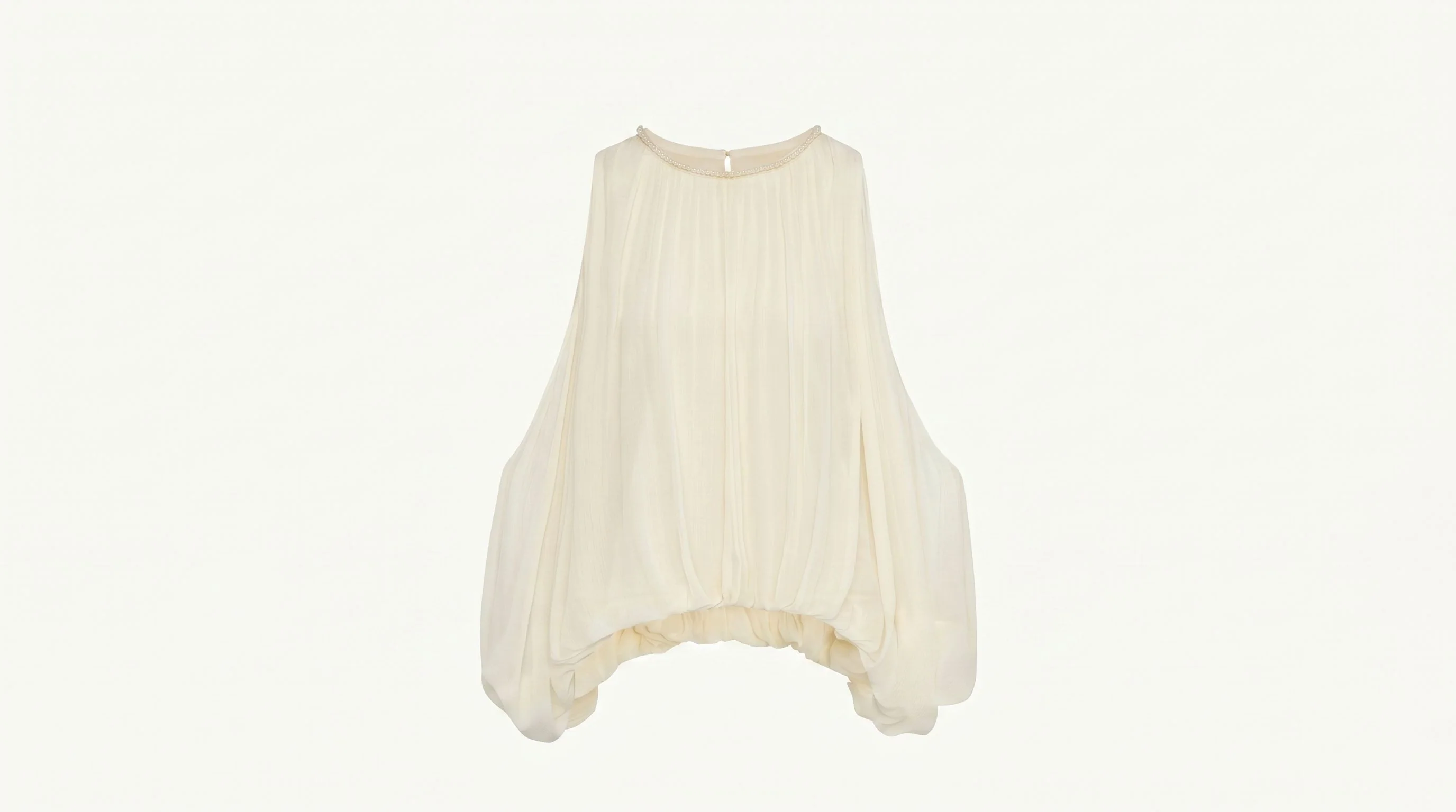 Pearl-Trim Blouse - Image 5