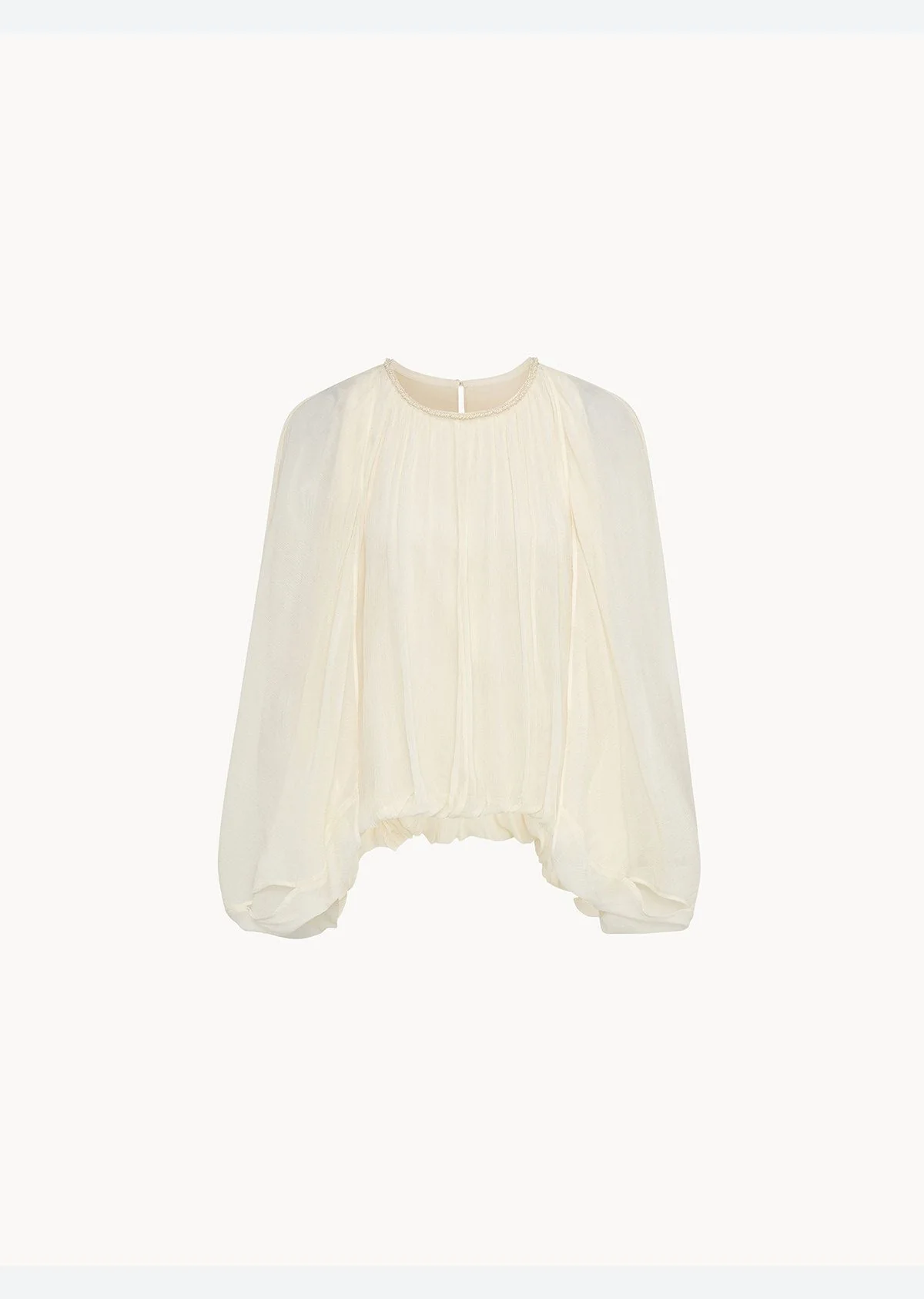 Pearl-Trim Blouse - Image 6