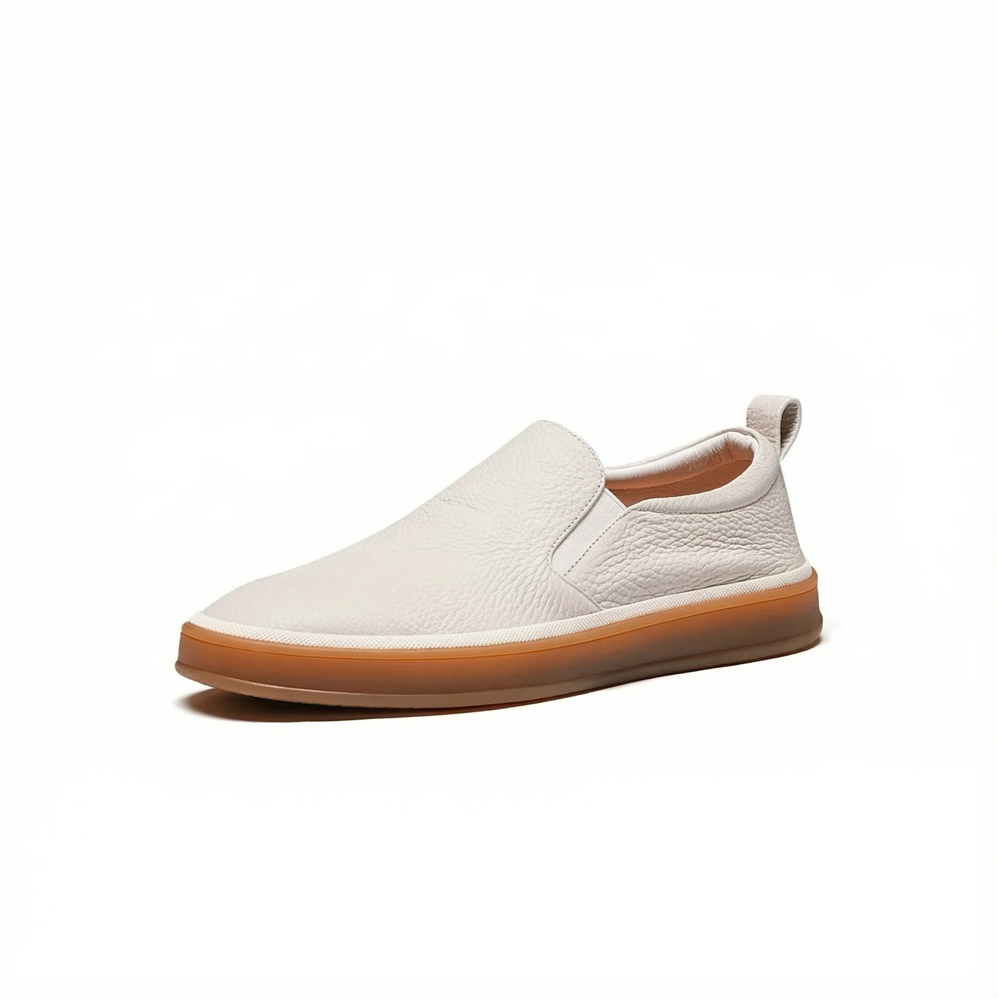 Pebbled Deerskin Slip-On Sneaker - Image 2