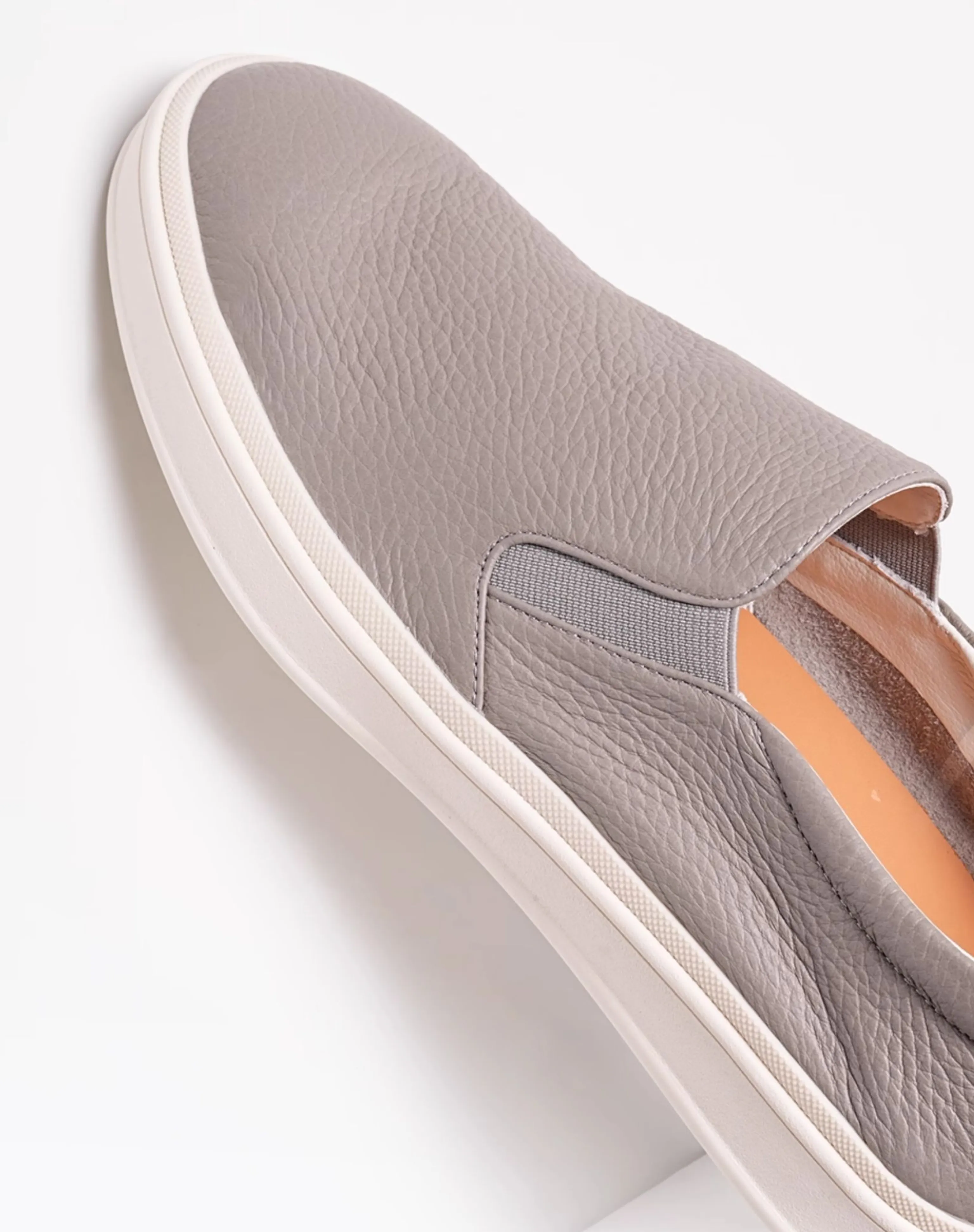 Pebbled Deerskin Slip-On Sneaker - Image 7