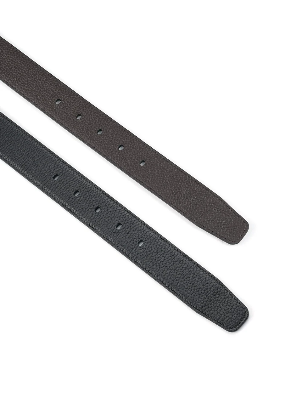 Pebbled Leather Belt 3.5 cm - Image 3