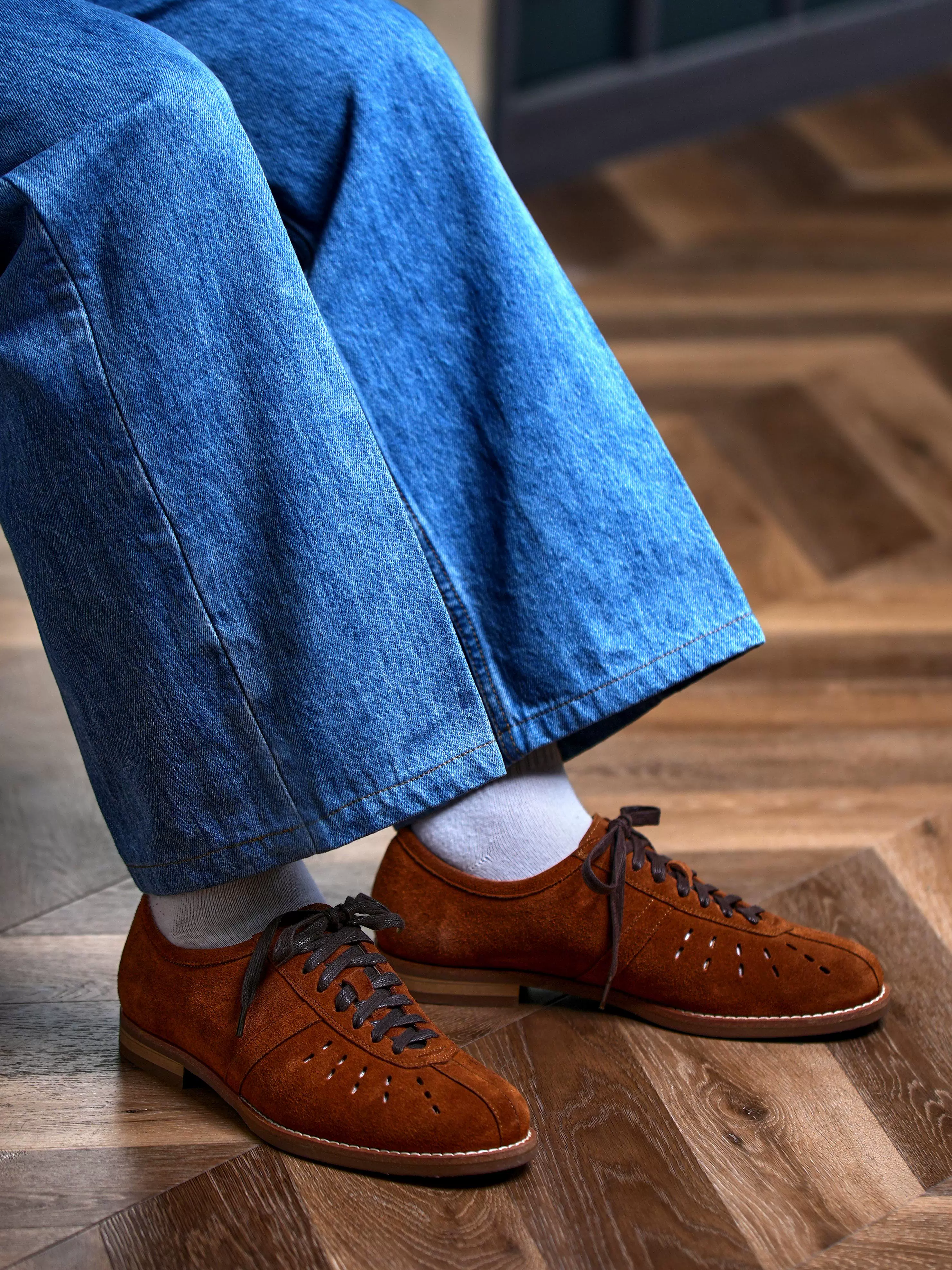 Perforated Leather Oxford - Image 3