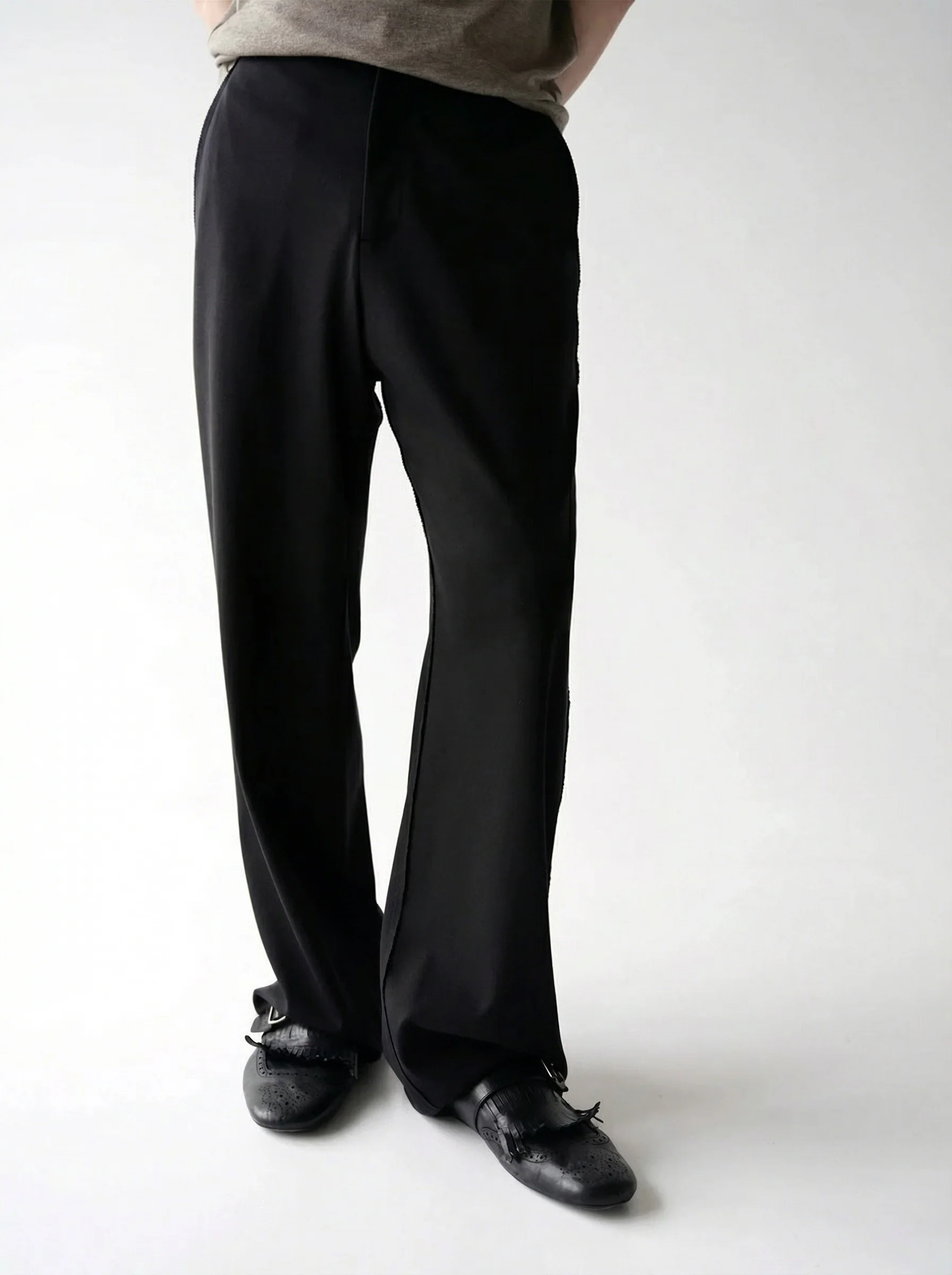 Pima Knit Wide-Leg Trousers - Image 4