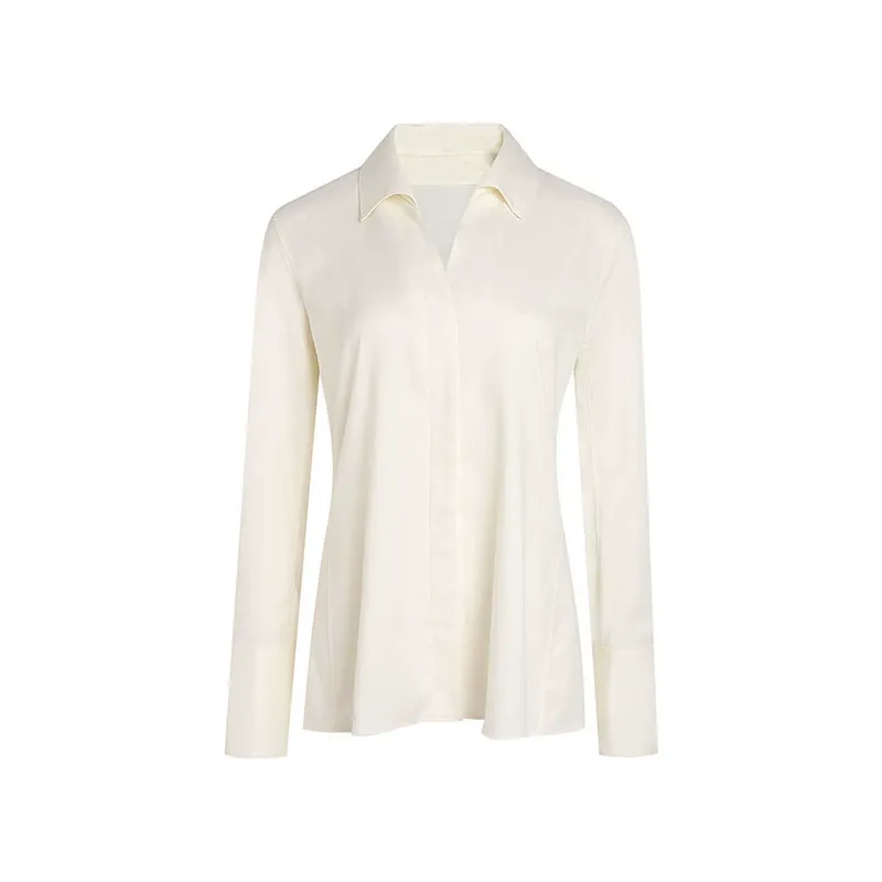 Pinstripe Button-Up Shirt - Image 4