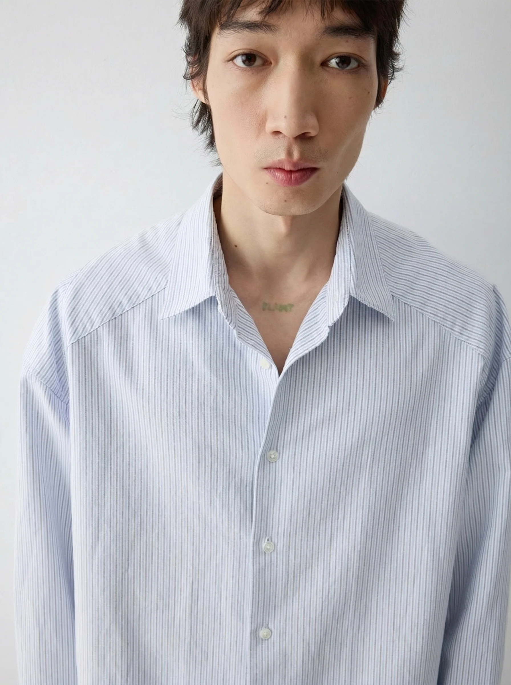 Pinstripe Cotton Shirt - Image 4