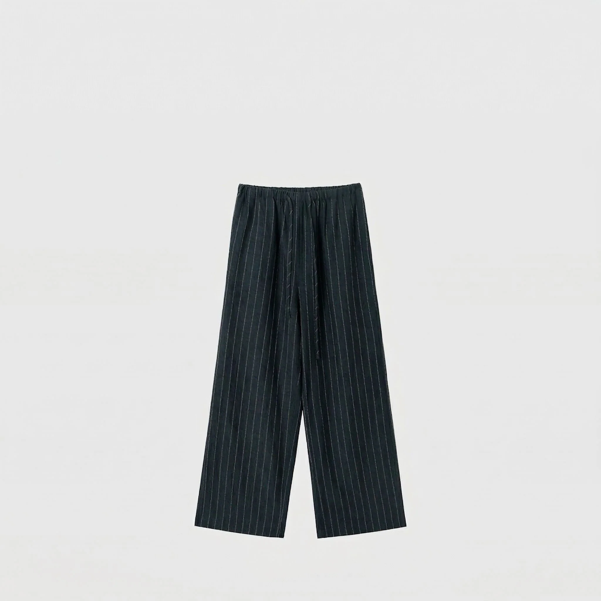 Pinstripe Linen Pants - Image 4