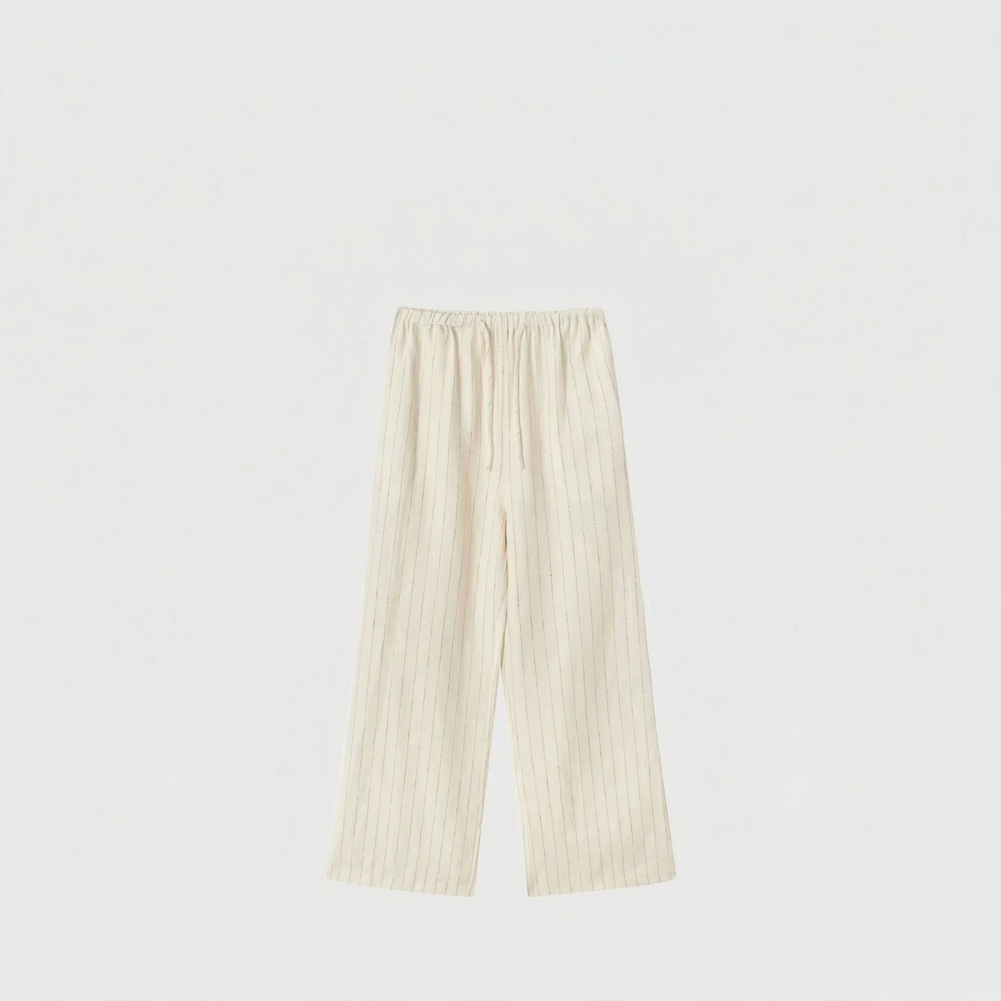 Pinstripe Linen Pants - Image 5
