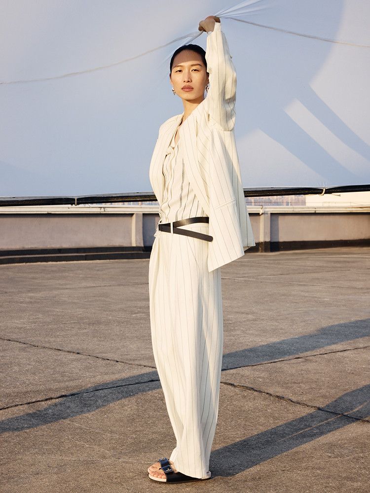 Pinstripe Suit Set - Image 2