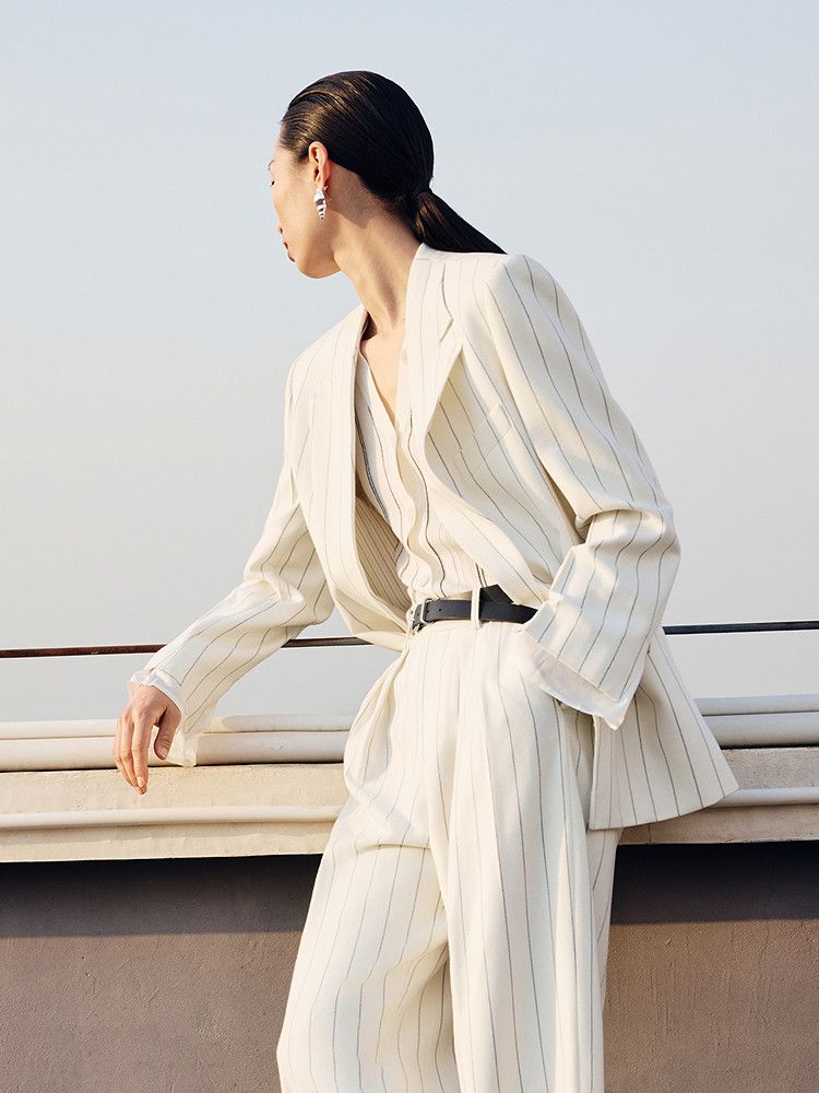 Pinstripe Suit Set - Image 3