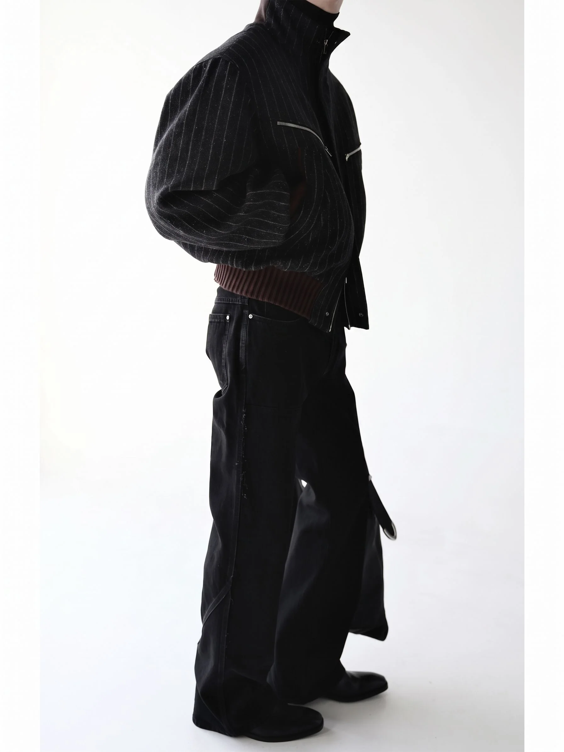 Pinstripe Zip Bomber - Image 3