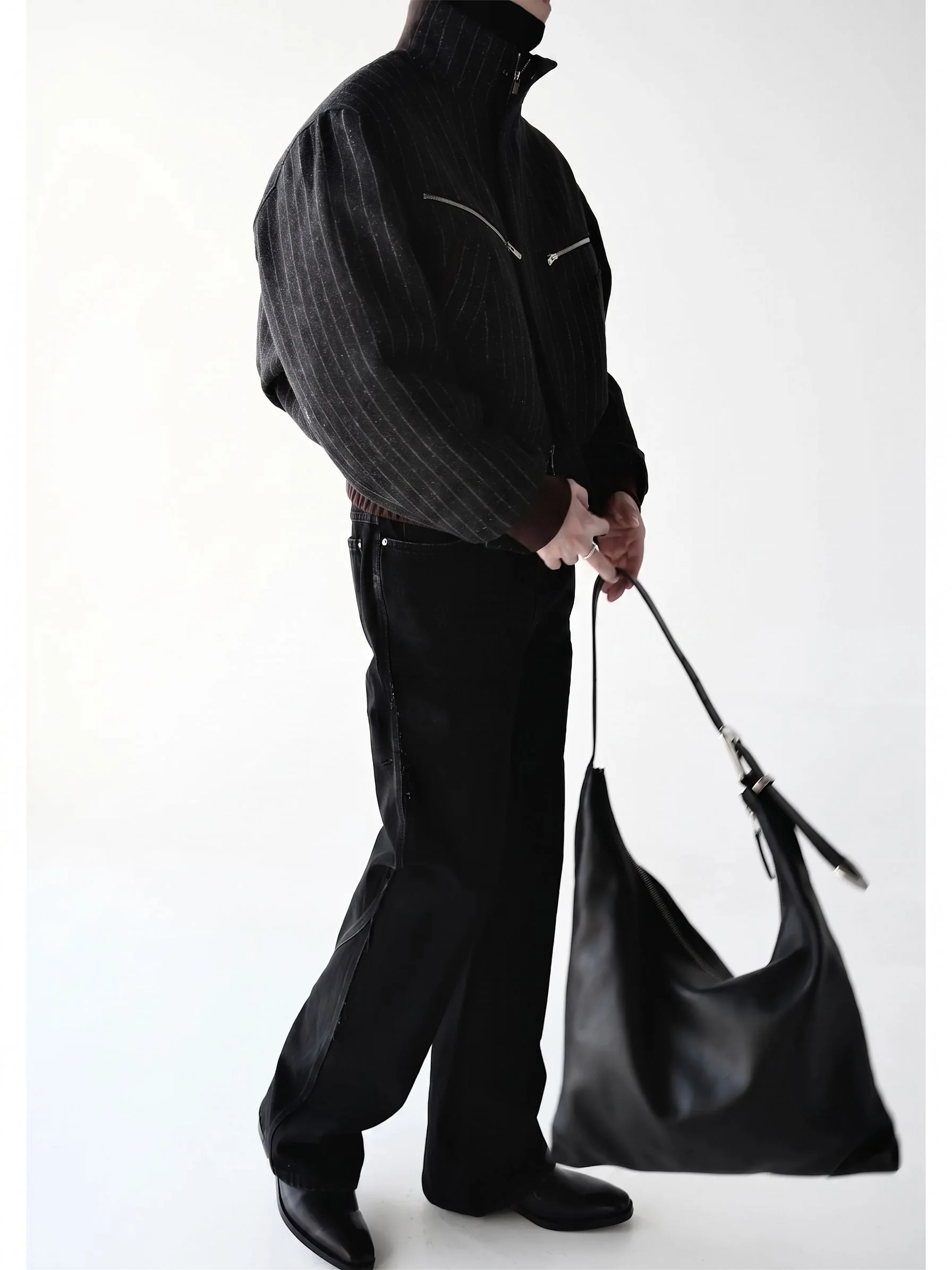 Pinstripe Zip Bomber - Image 4