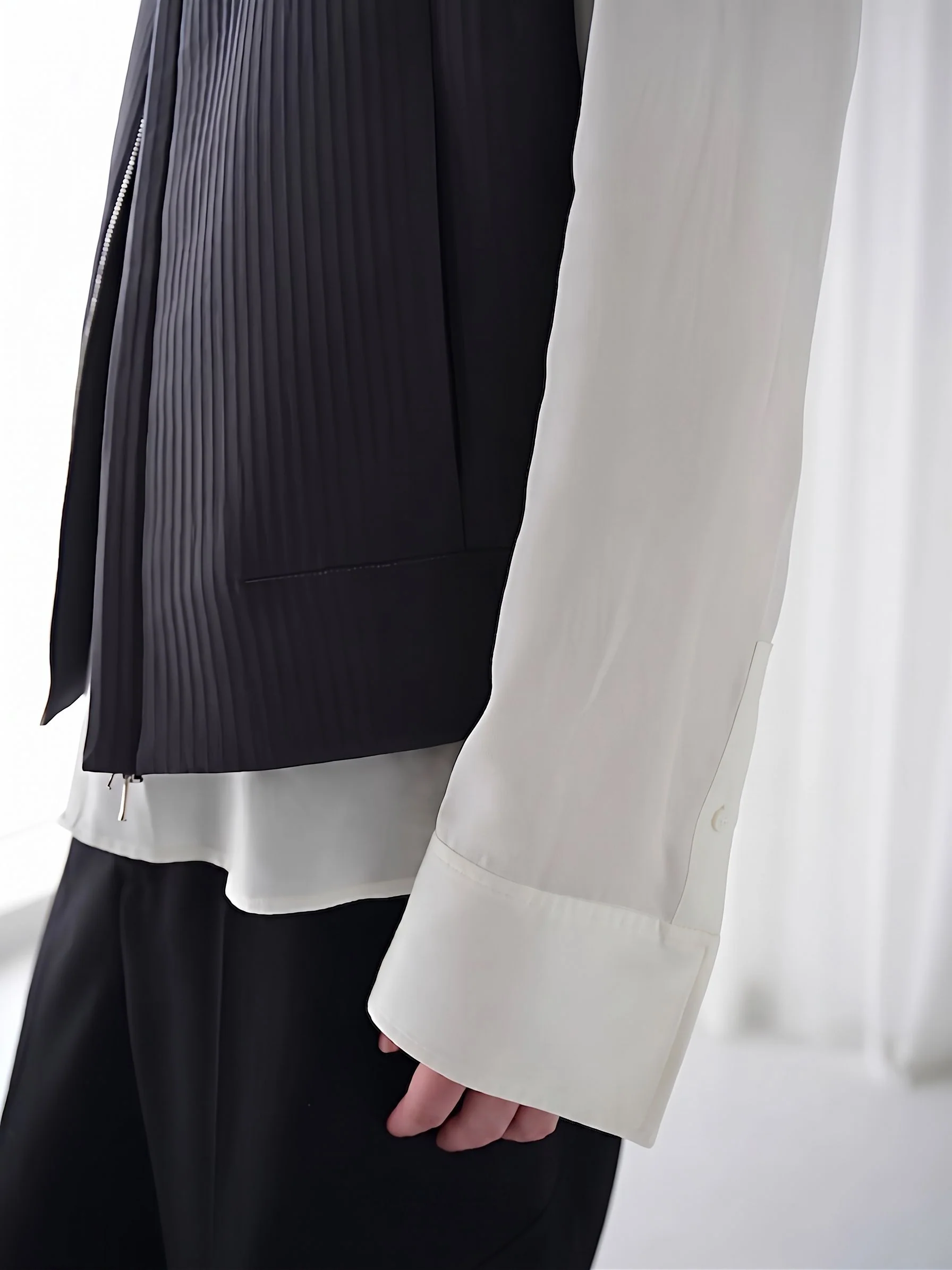 Pinstripe Zip Vest - Image 6