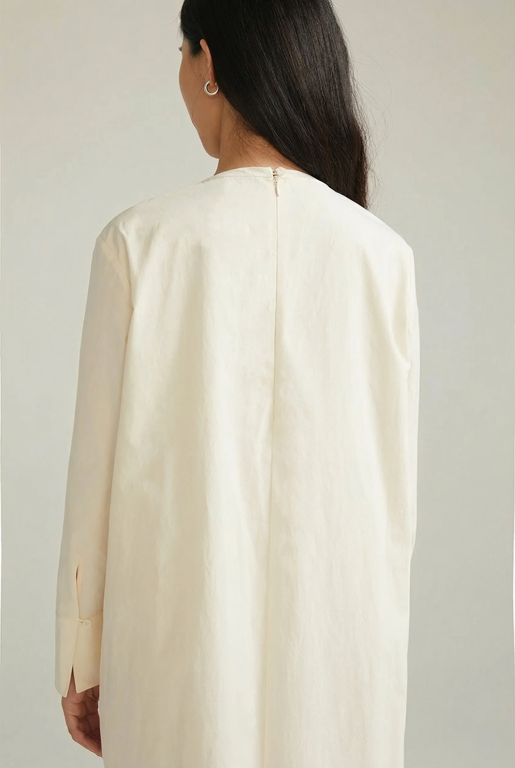Pintuck Midi Dress - Image 4
