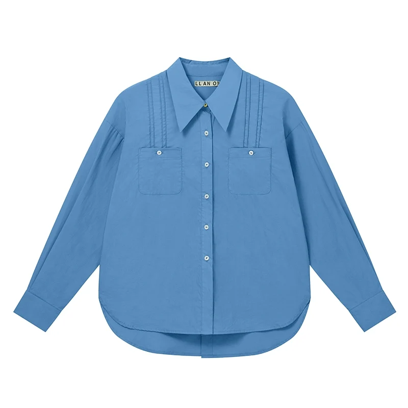 Pintuck Pocket Shirt - Image 8