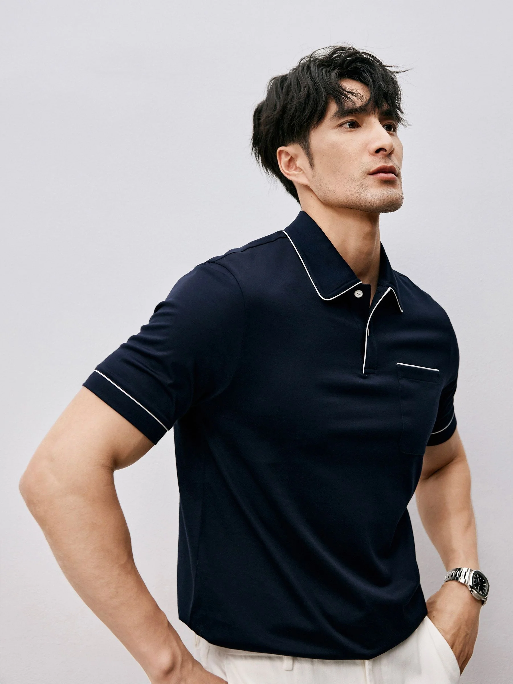 Piped Pocket Polo - Image 5