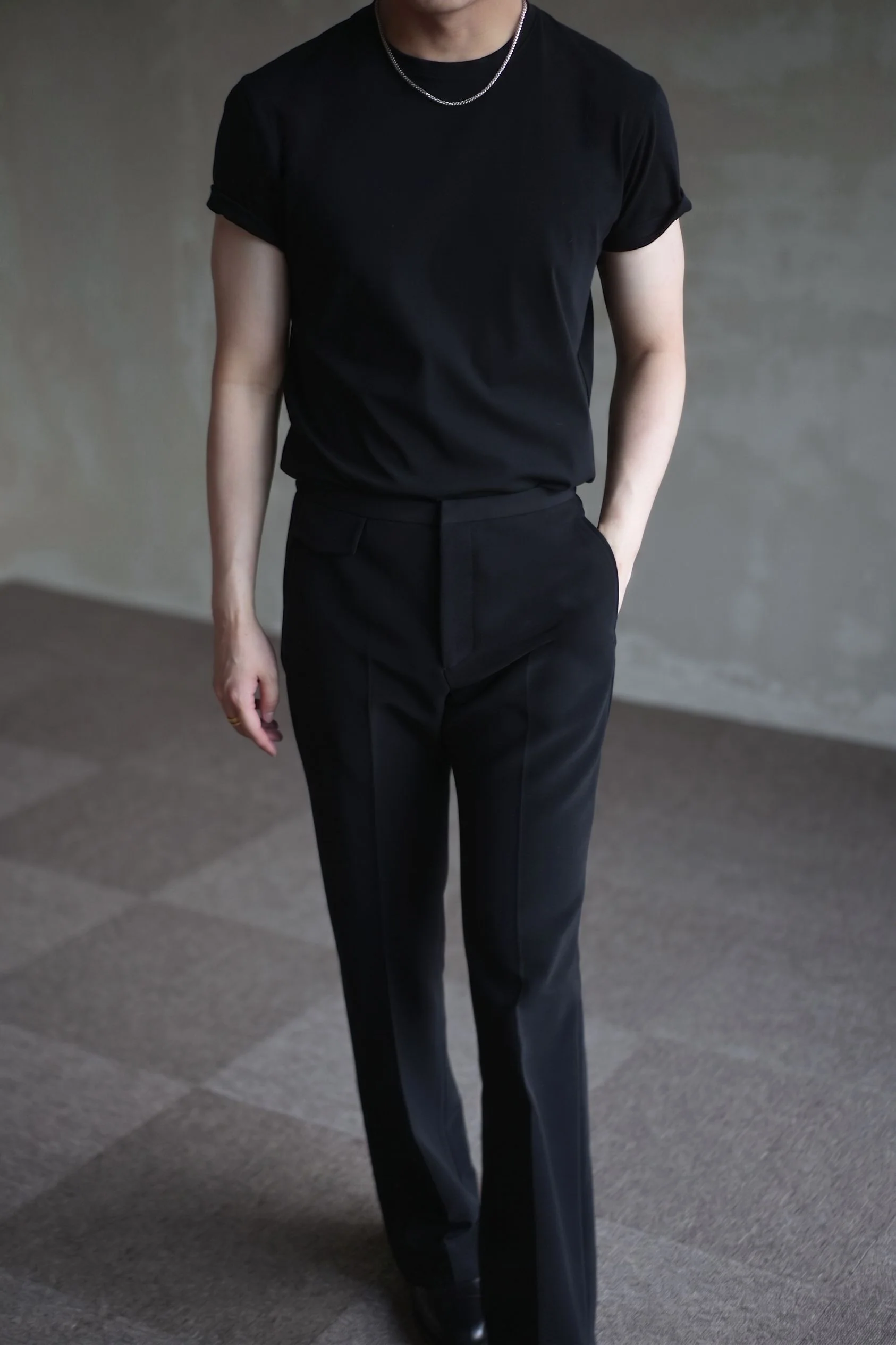 Piped Straight Trousers - Image 6