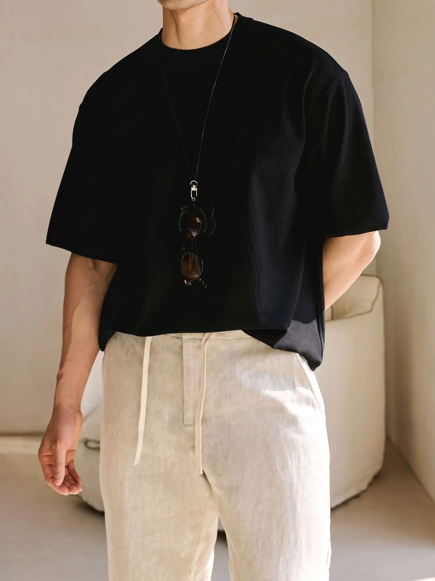 Piqué Boxy Tee - Image 3