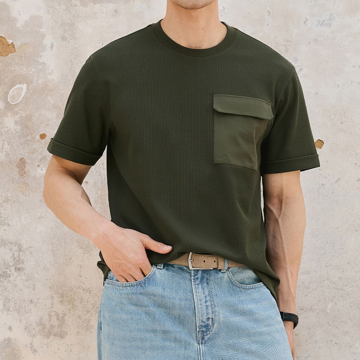 Piqué Pocket Tee - Image 7