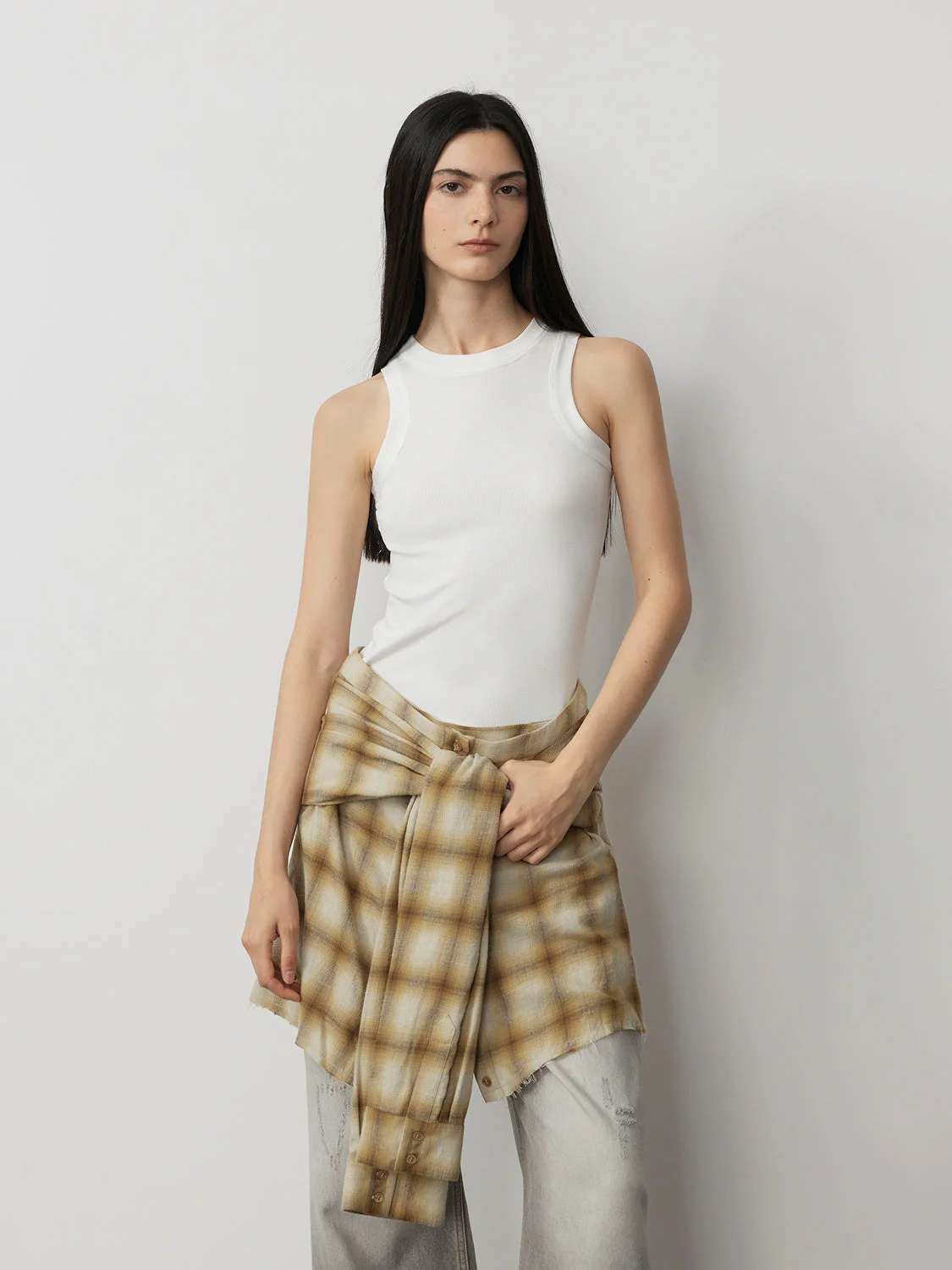 Plaid A-Line Skirt - Image 2