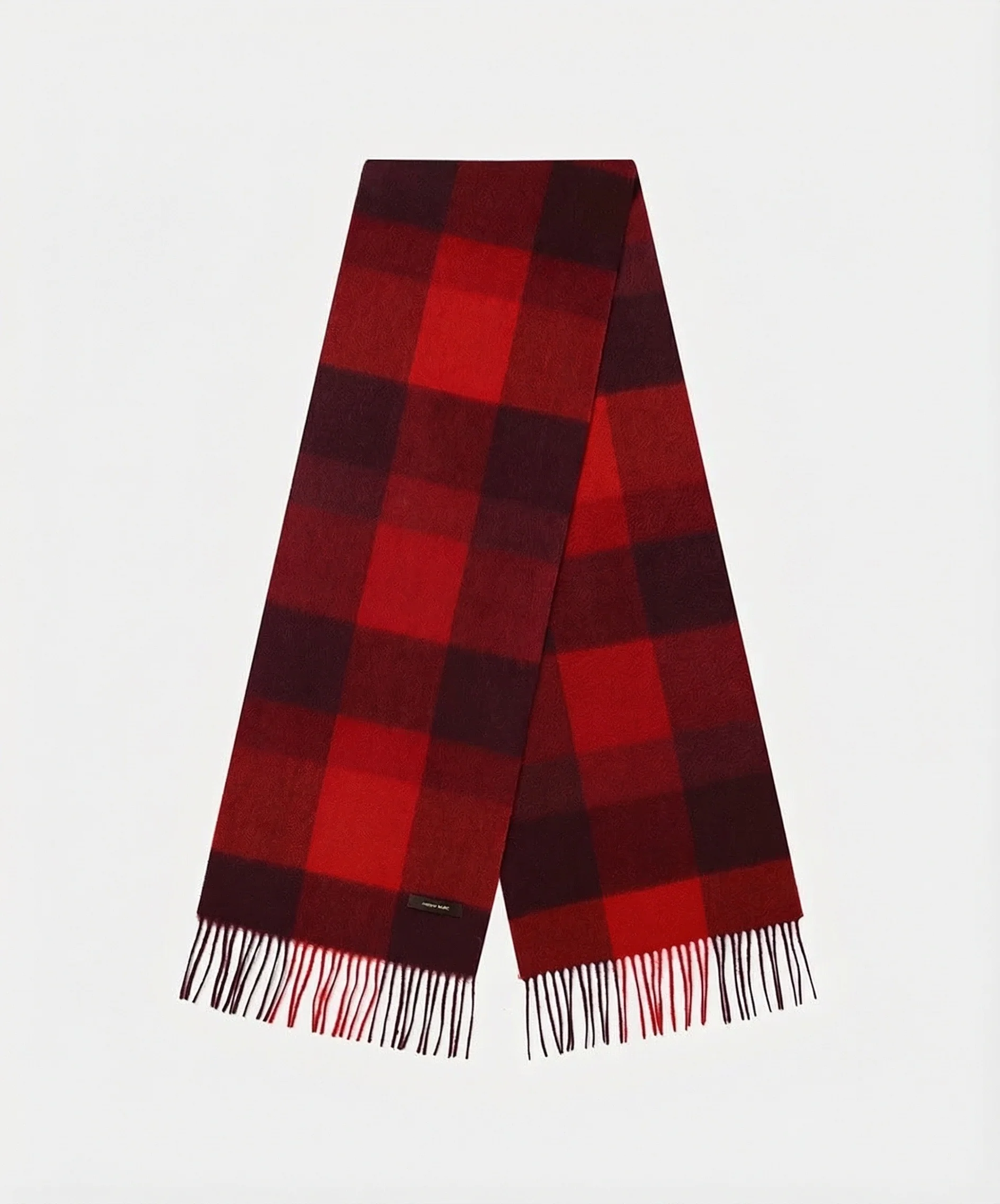 Plaid Cashmere Scarf - Image 5