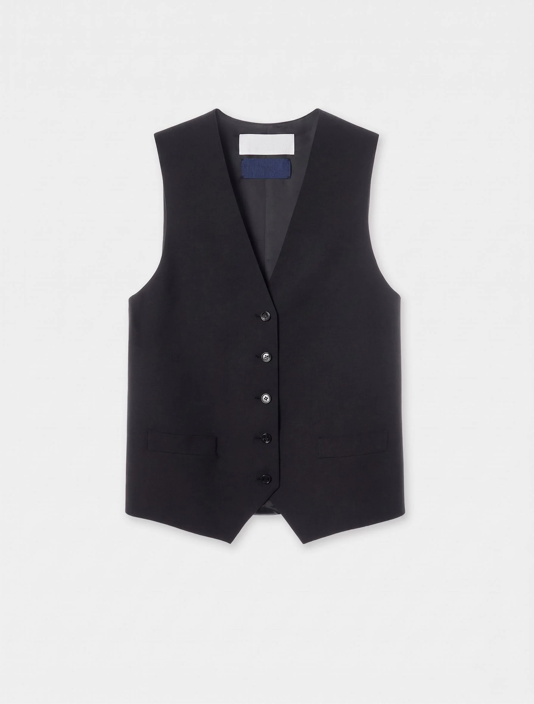Plaid Contrast Vest - Image 7