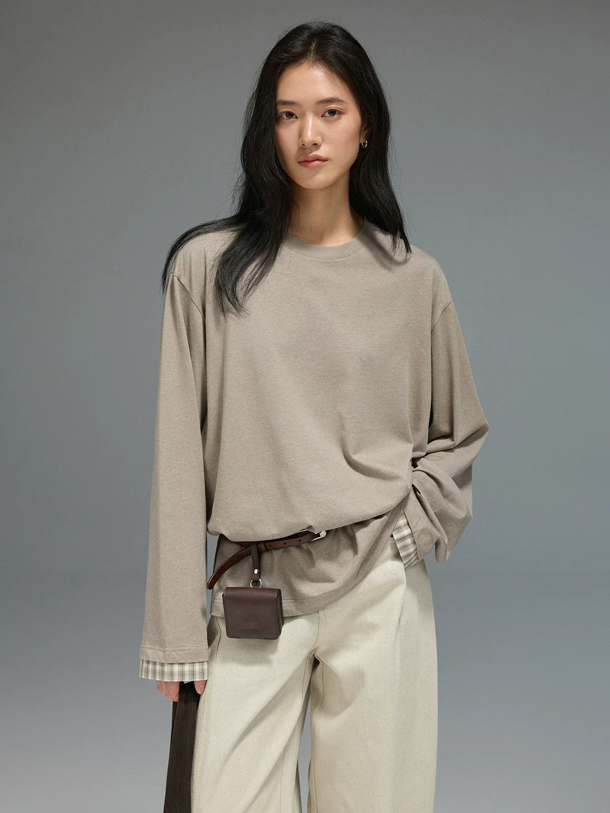 Plaid Cuff Top - Image 3