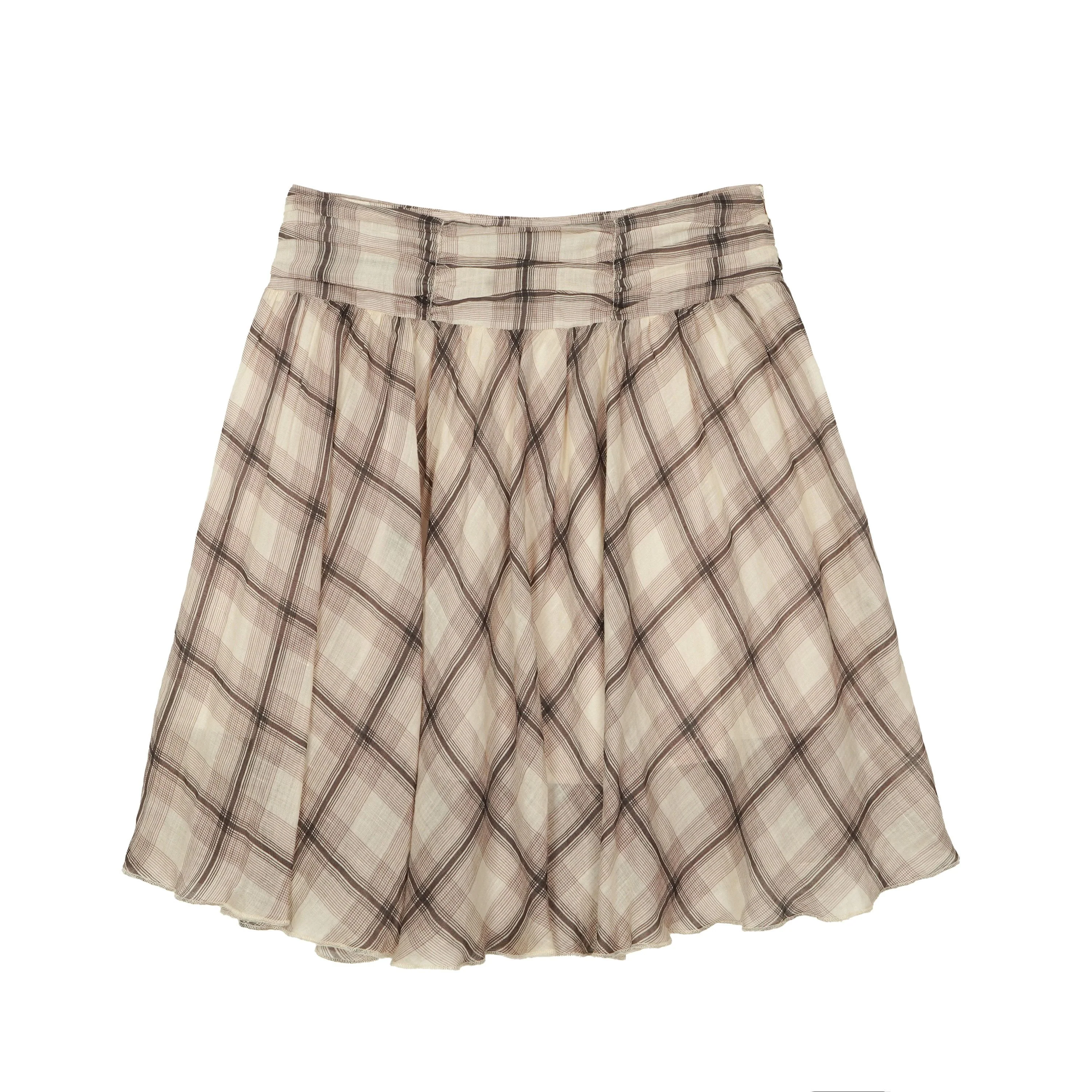 Plaid Flare Skirt - Image 6