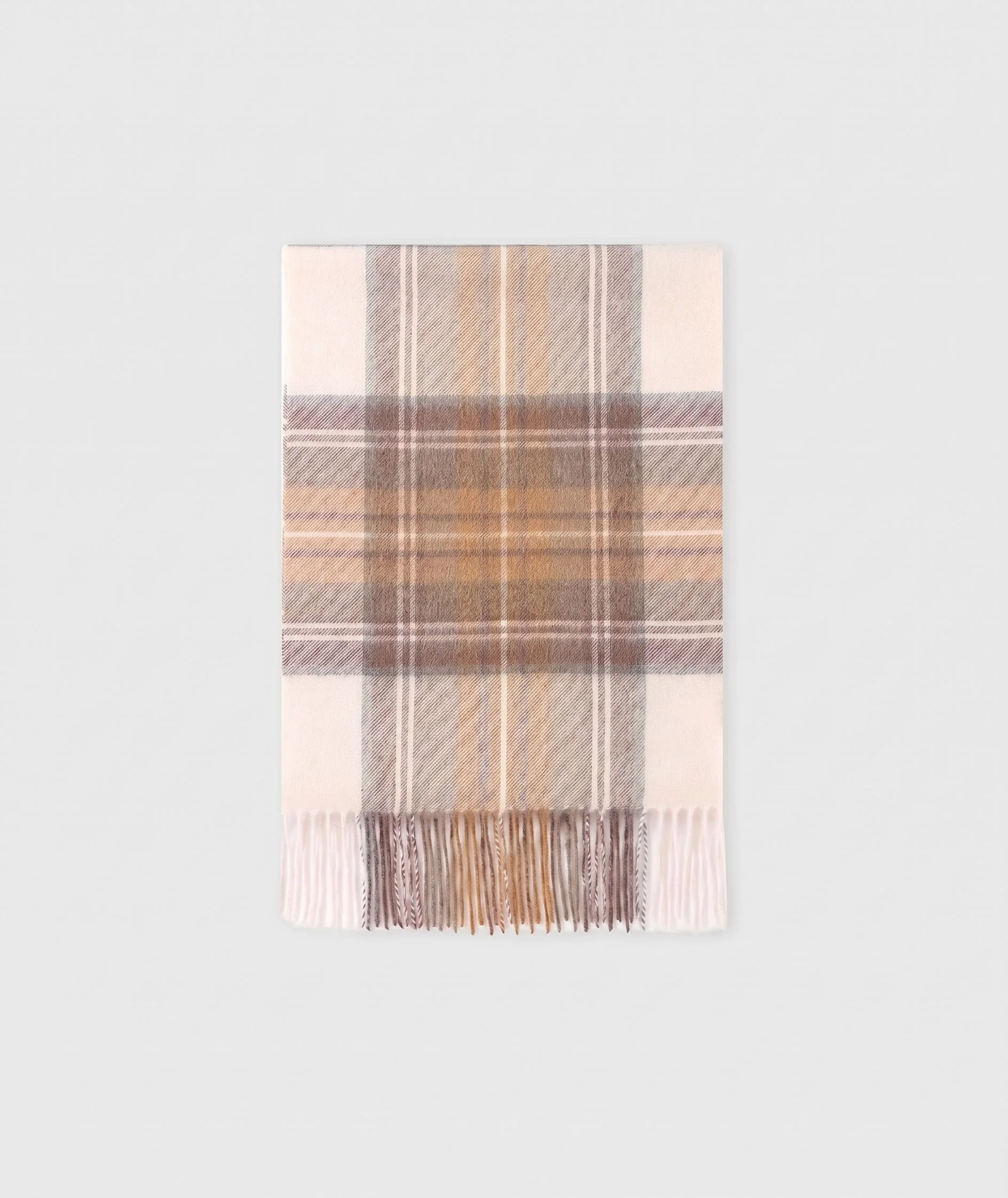 Plaid Fringe Scarf - Image 7
