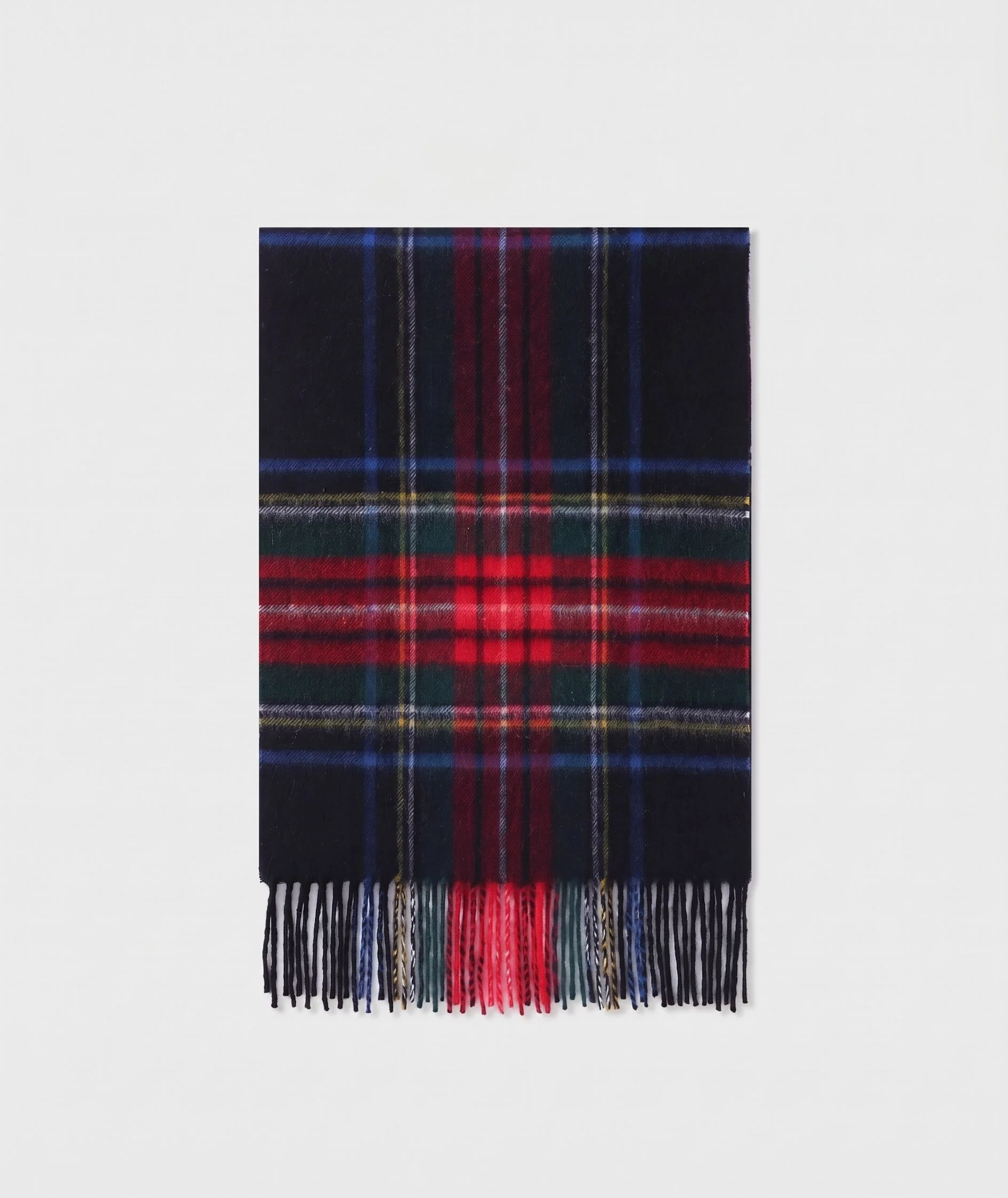 Plaid Fringe Scarf - Image 9