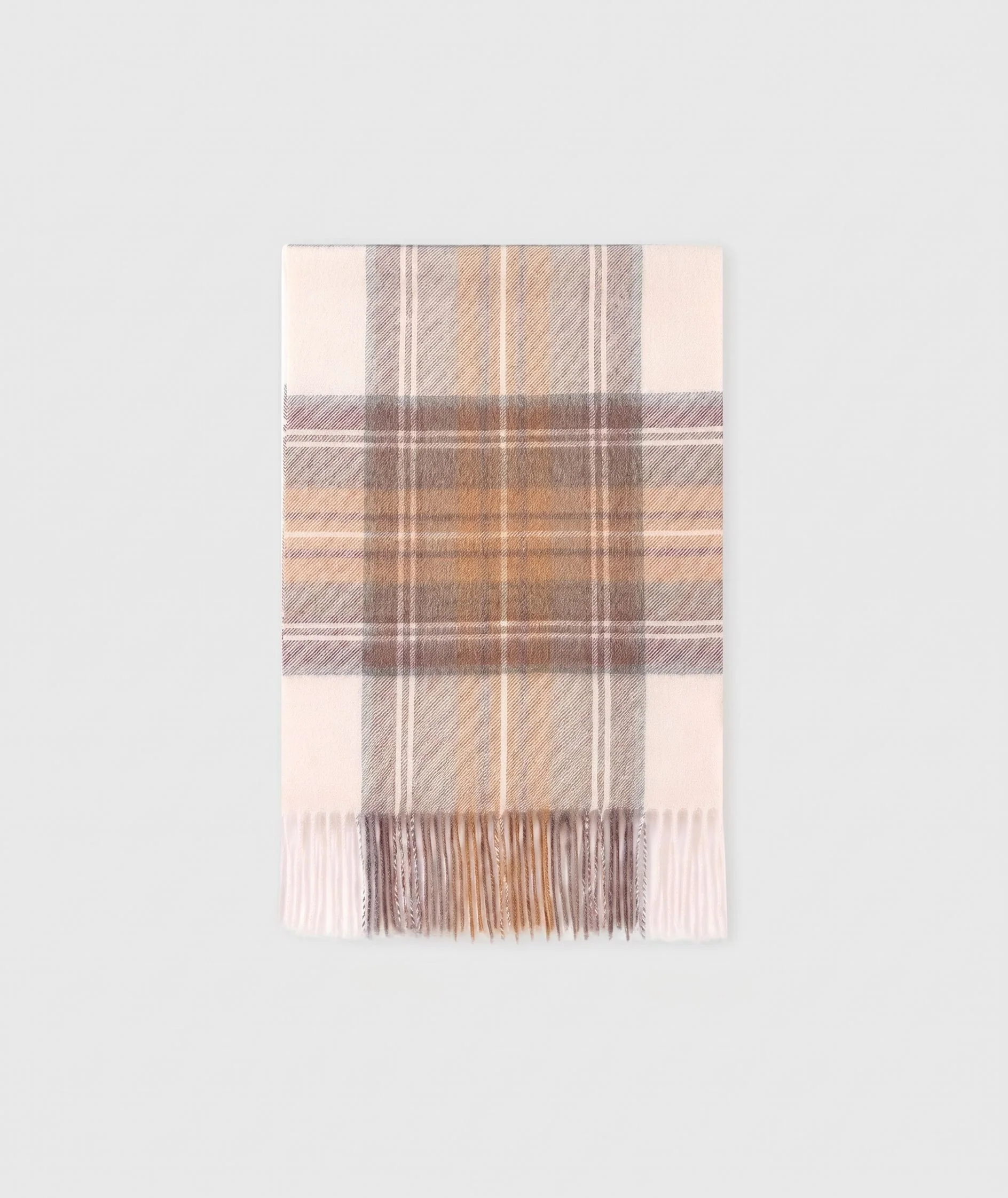 Plaid Fringe Scarf - Image 6