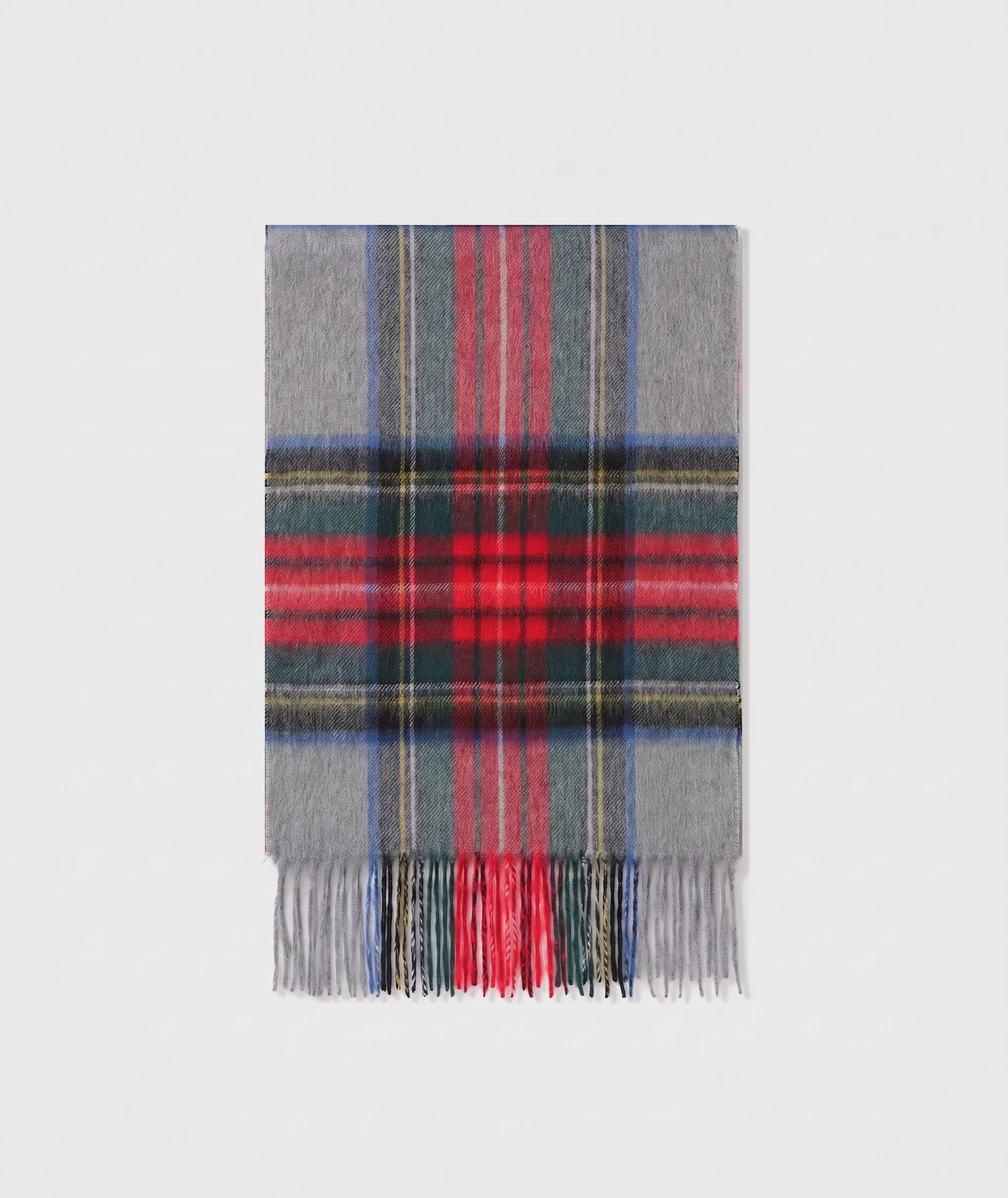 Plaid Fringe Scarf - Image 8